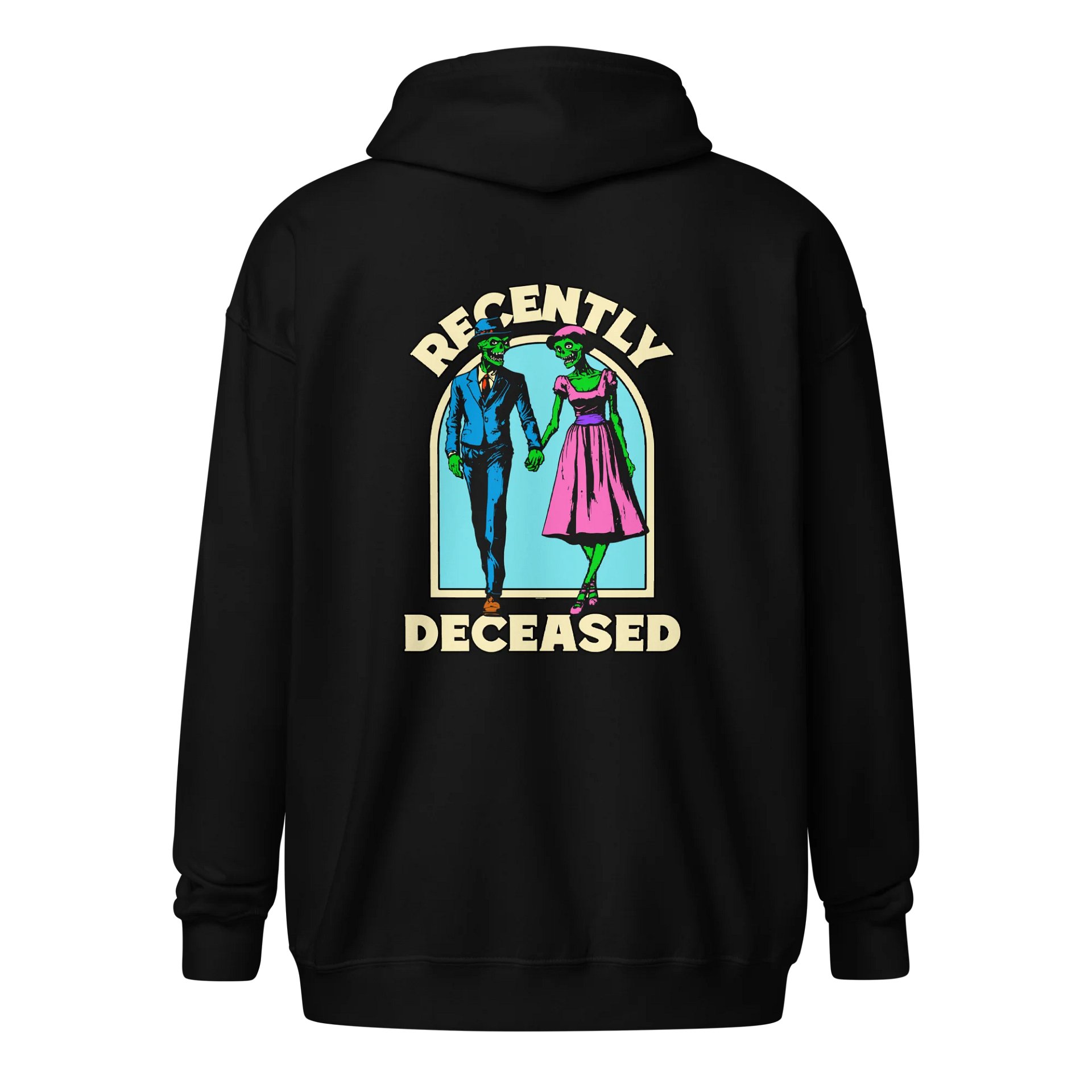 [UM} Bear Recently Deceased - Unisex Graphic Zip Hoodie product image (1)