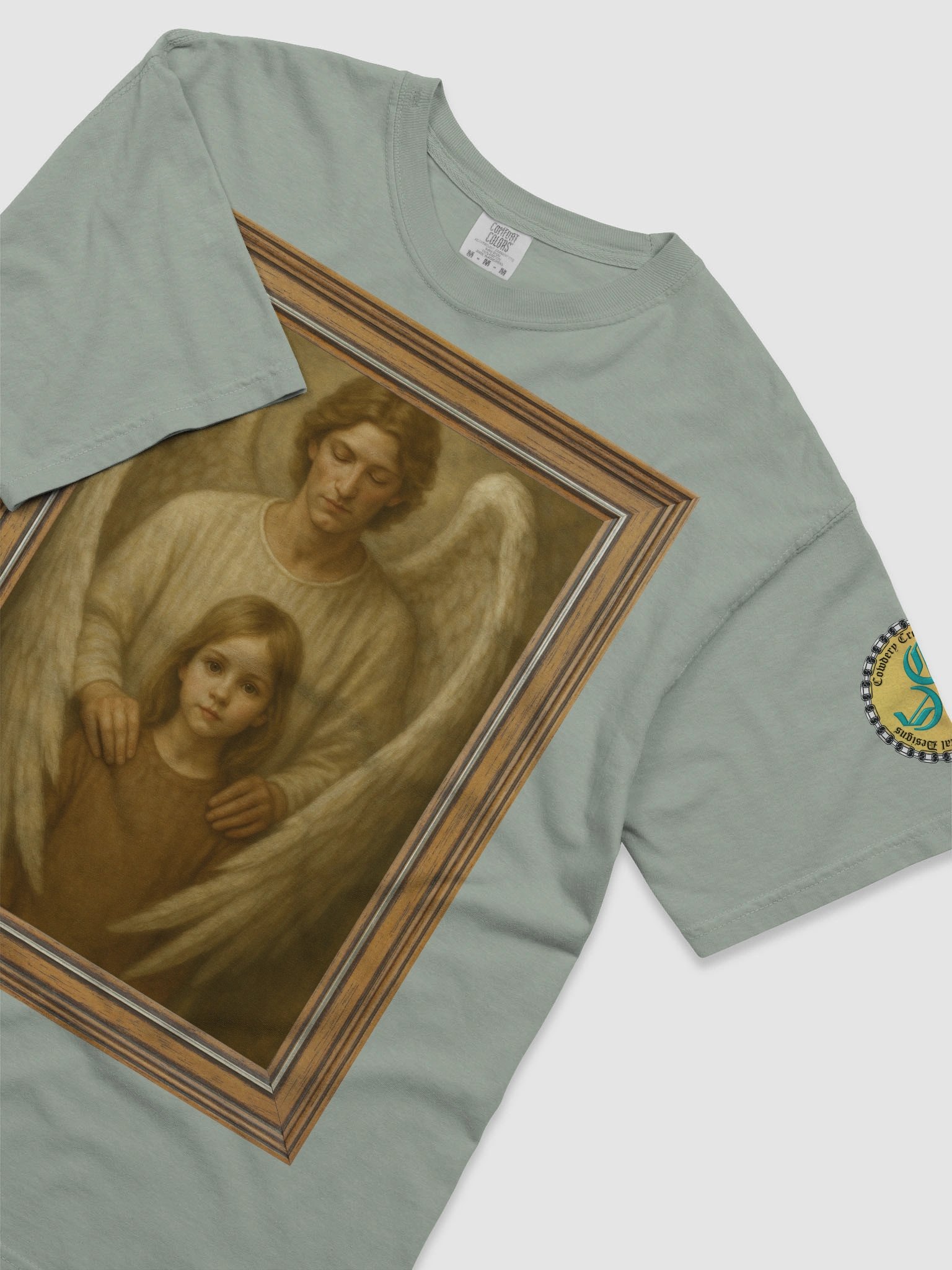 Angels Watch Over Them (Female) Comfort Colors Garment-Dyed Heavyweight T-Shirt Colors (4) product image (15)