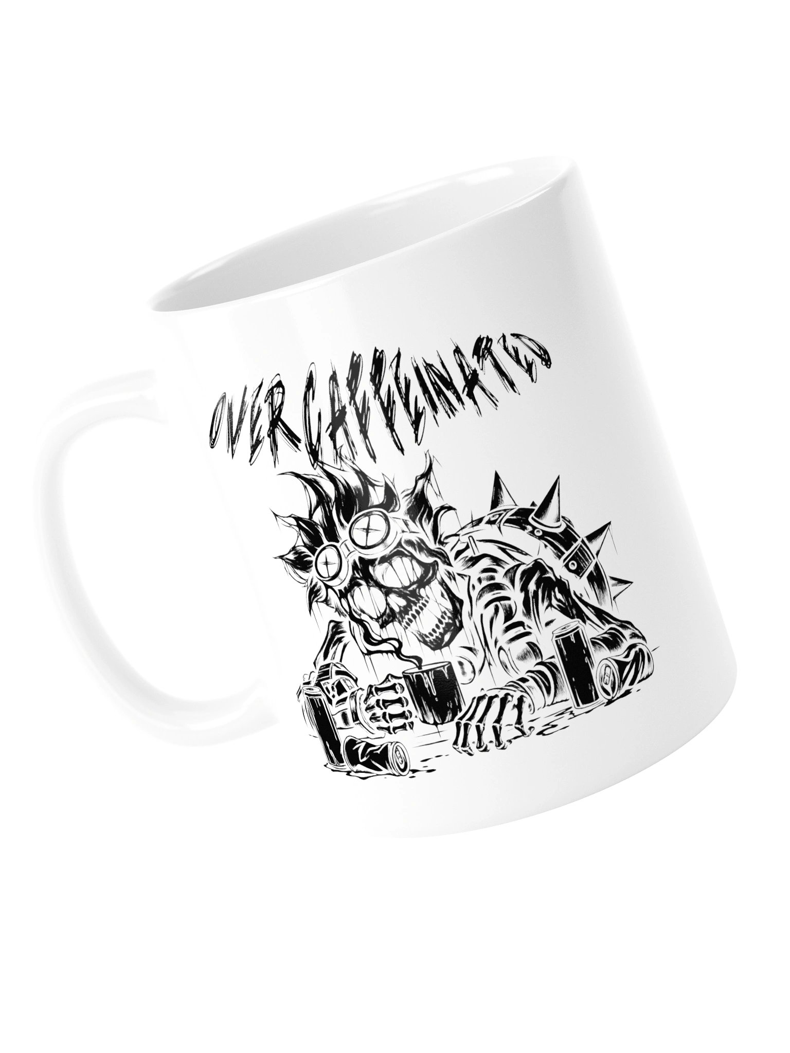 𝐎𝐕𝐄𝐑𝐂𝐀𝐅𝐅𝐄𝐈𝐍𝐀𝐓𝐄𝐃 (mug) product image (14)