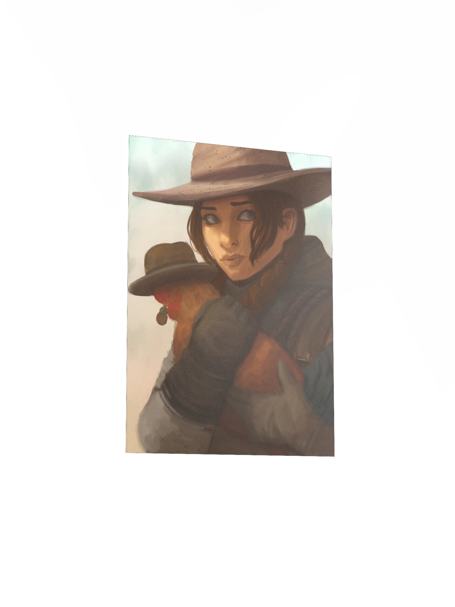 Arc Raiders Scrappy Girl Matte art print product image (4)
