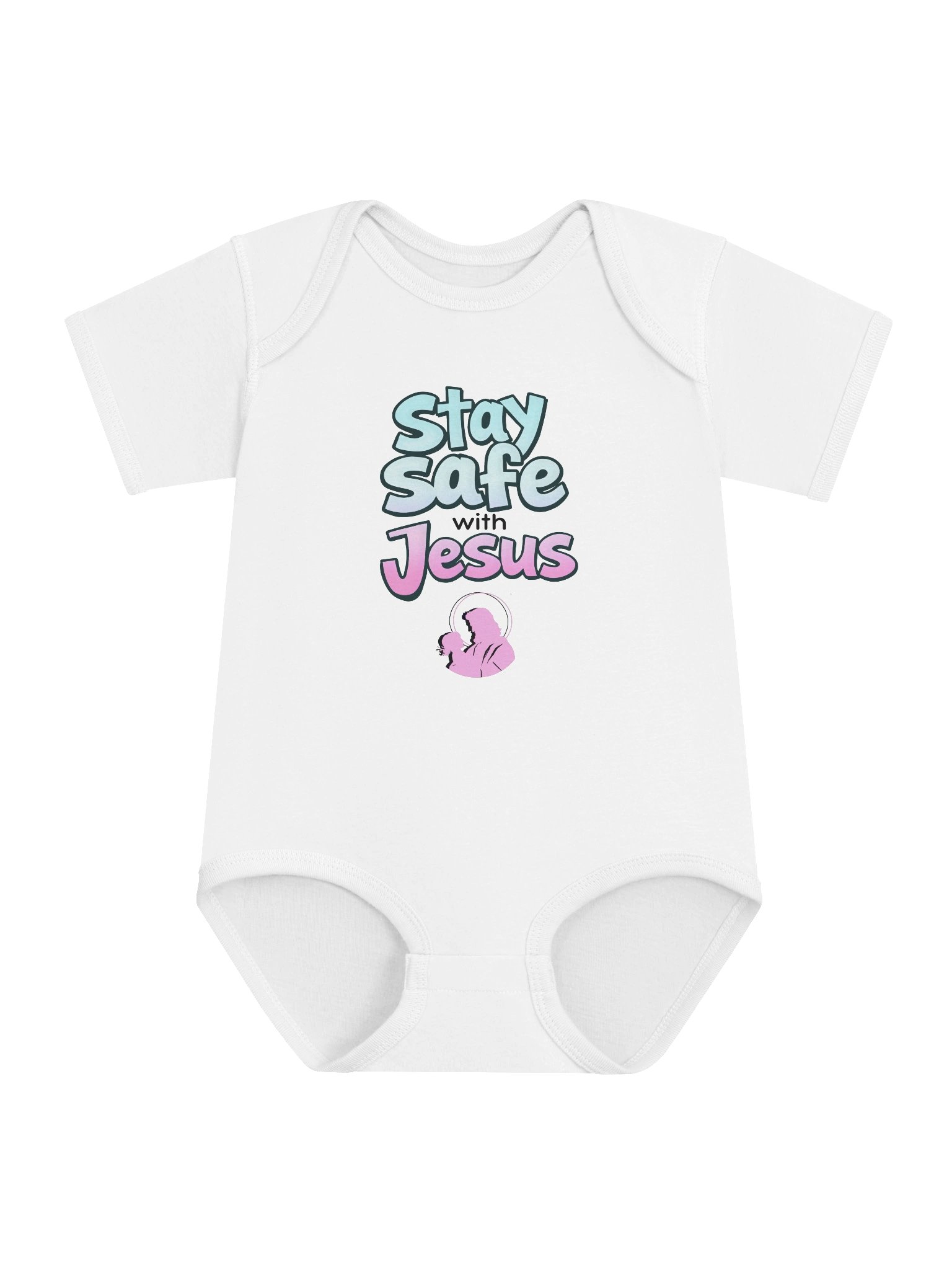 Stay Safe with Jesus Girls Baby Bodysuit product image (7)