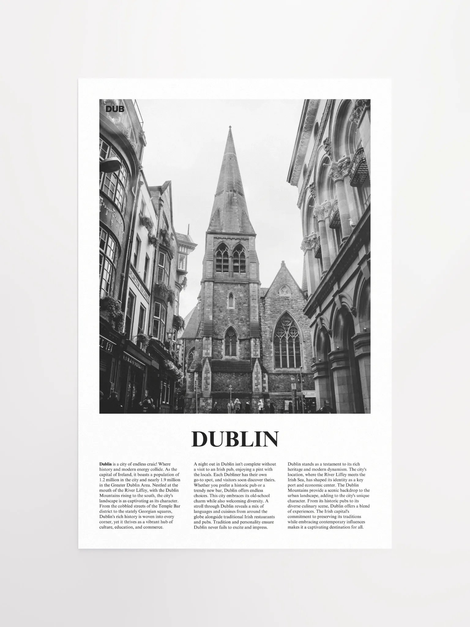 Dublin 04 Newspaper Poster product image (5)