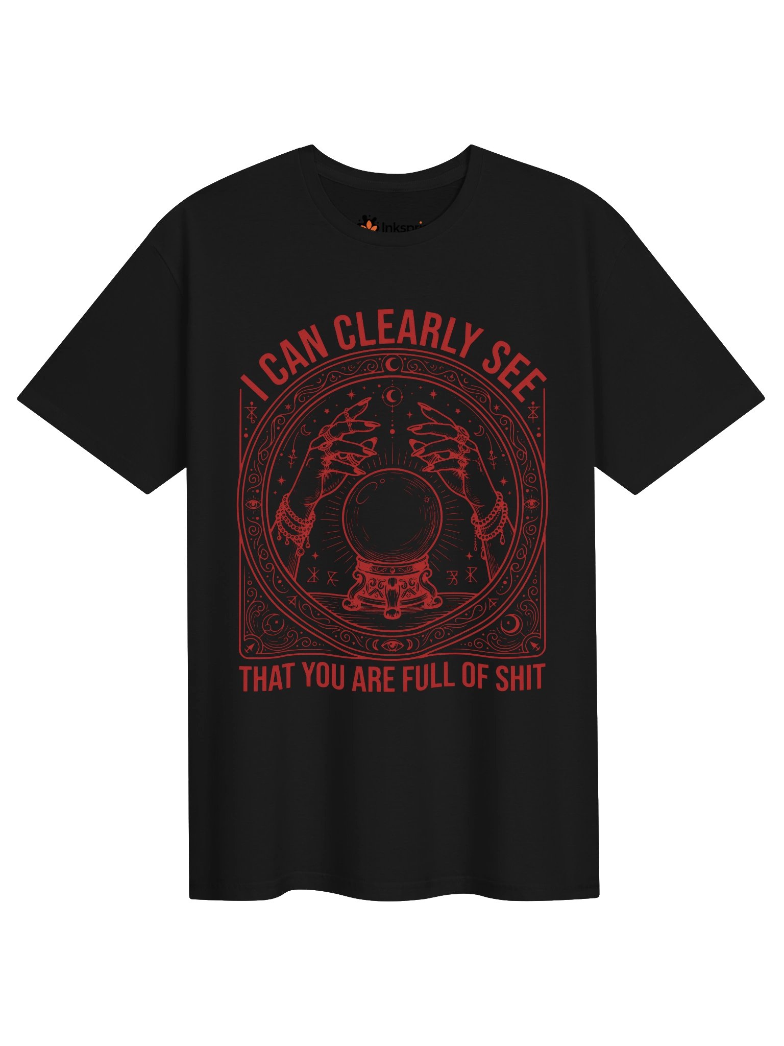 I Can Clearly See Occult Crystal Ball Unisex T-Shirt product image (1)