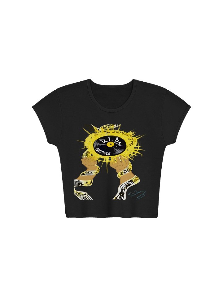 Music Is Life Crop Tee - Fan Art Edition product image (1)