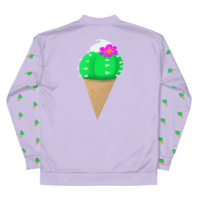 Cactus Cone Bomber Jacket - Lavender product image (2)