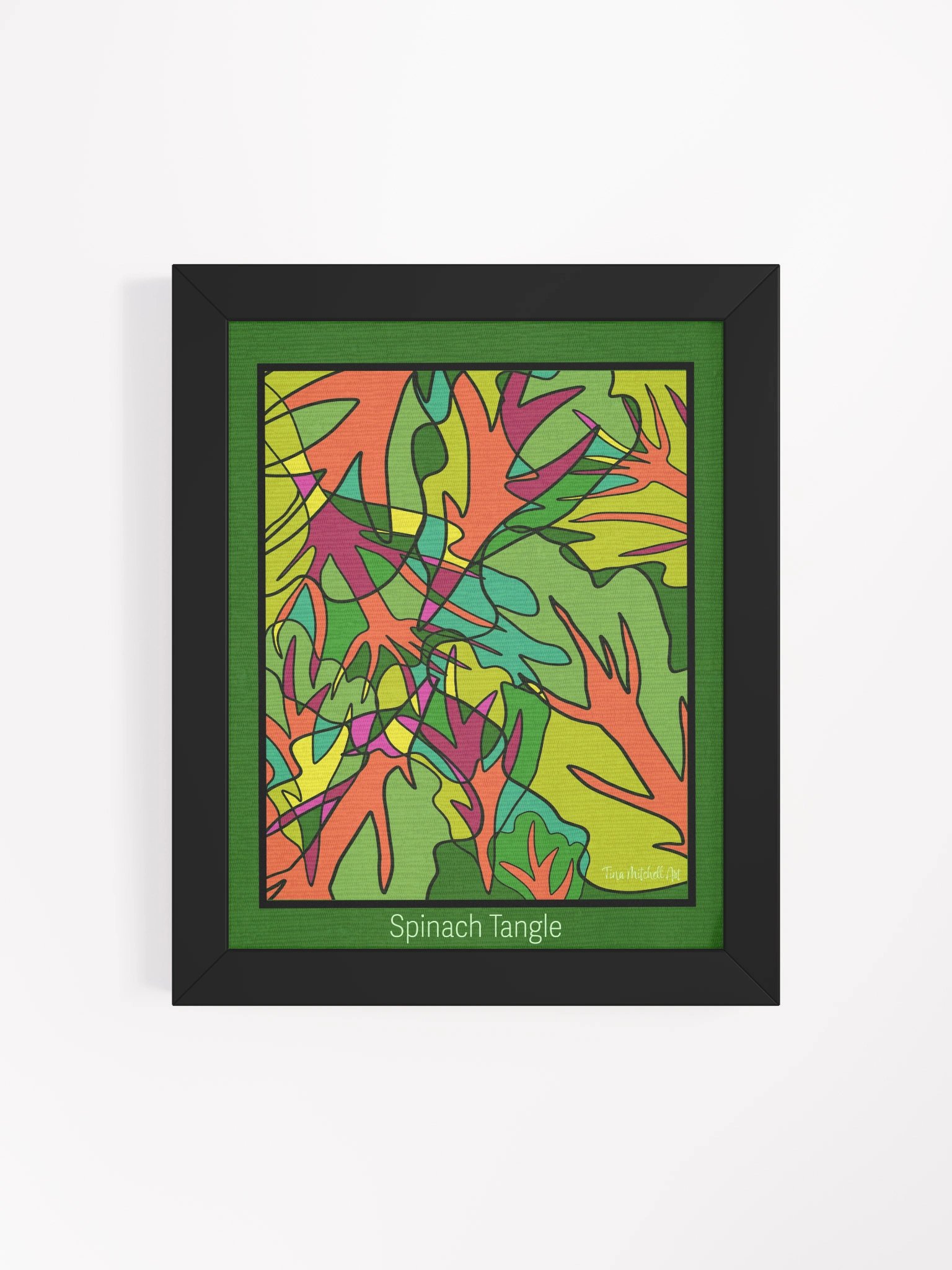 Spinach Tangle – Framed Art Poster product image (5)