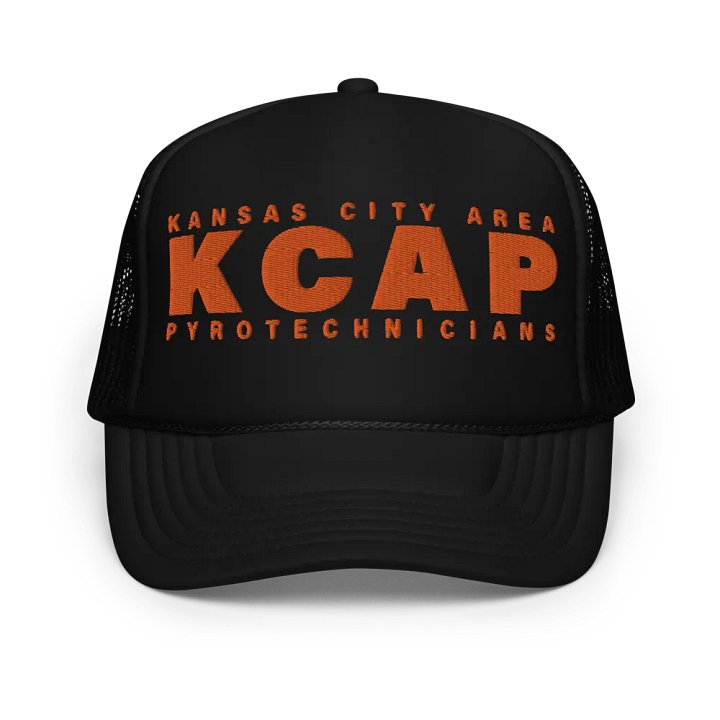 Embroidered Trucker Hat - Orange KCAP product image (1)