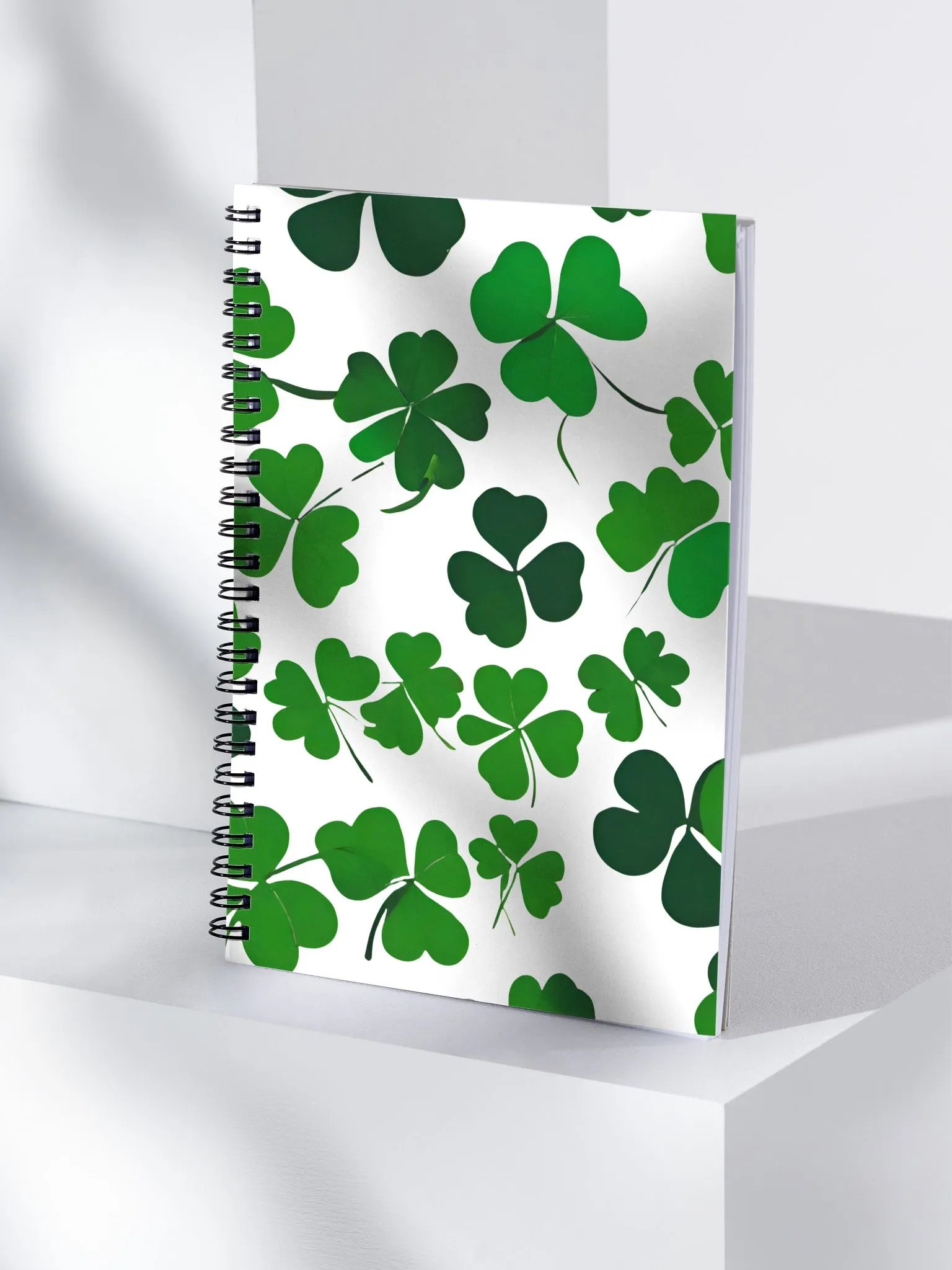 Clover Leaf Artistic Design Spiral Notebook product image (4)