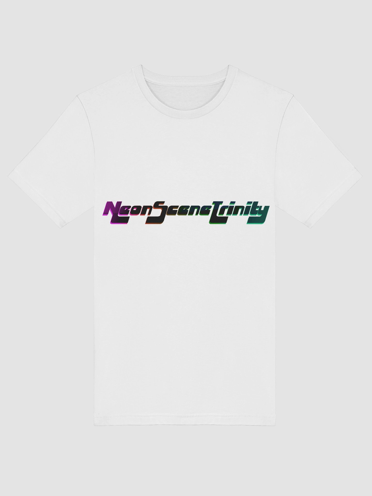 Neon Scene Trinity Logo Tee (White) product image (5)