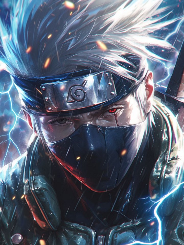 Kakashi Metal Print product image (1)