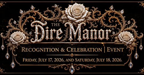 Our Registration Recognition Event was a blast!

July 17th & 18th  a massive party event for us all at The Dire Manor!

We go...