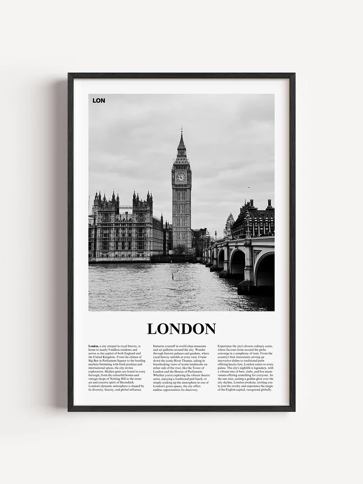 London 01 Newspaper Poster product image (1)