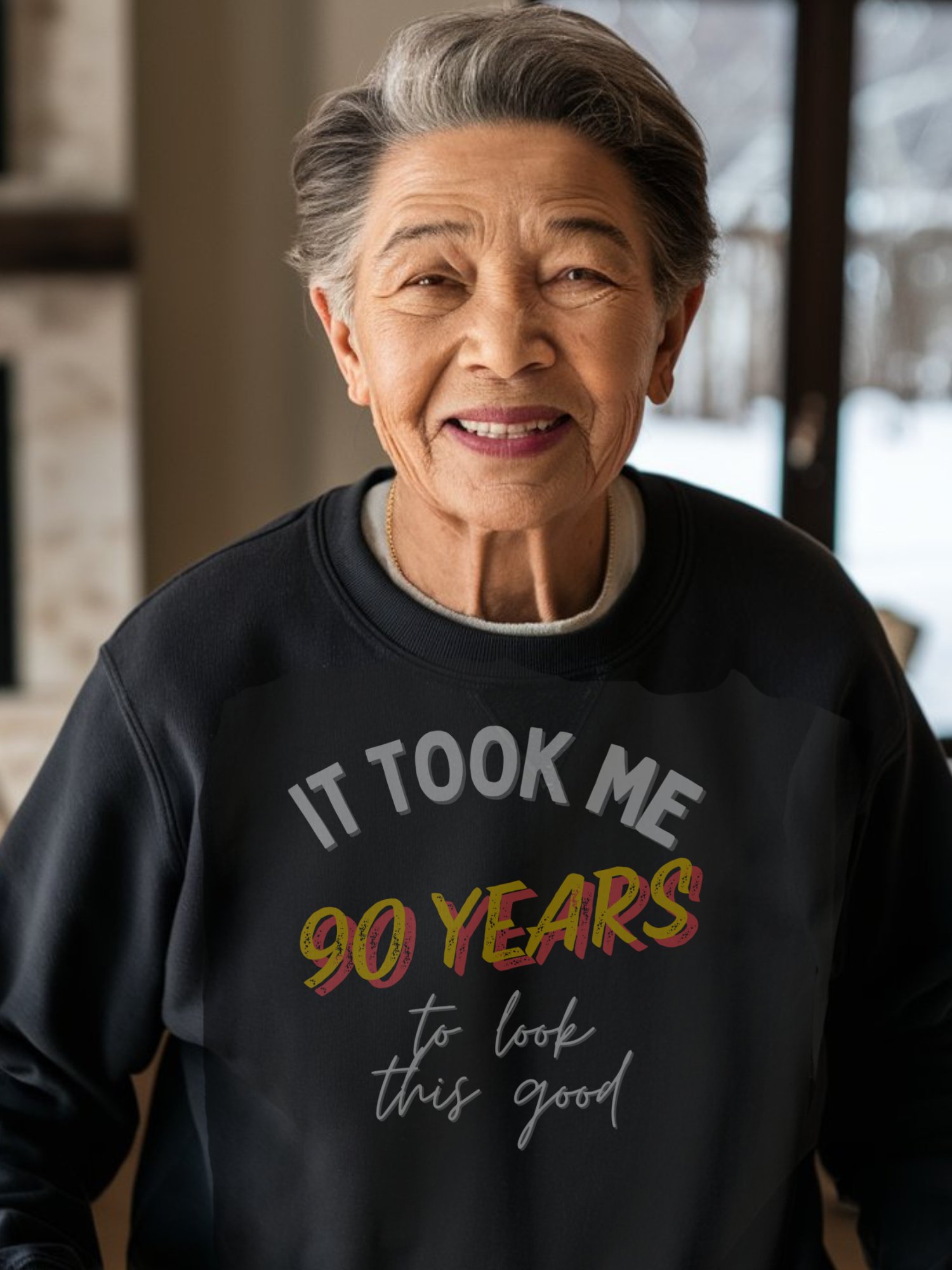 90th birthday gift sweatshirt product image (1)