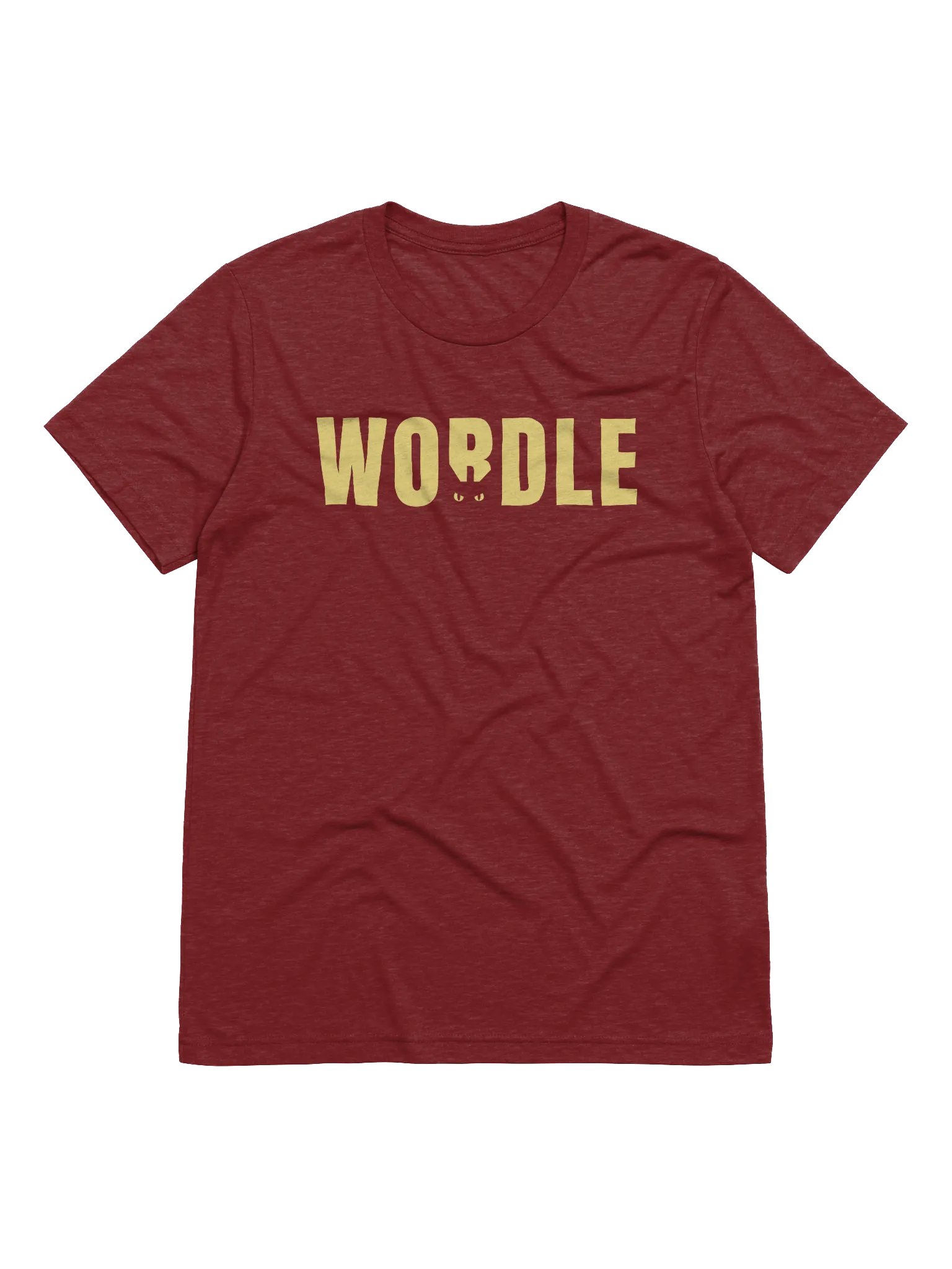 Cat Eyes Wordle Tri-Blend T-Shirt product image (3)