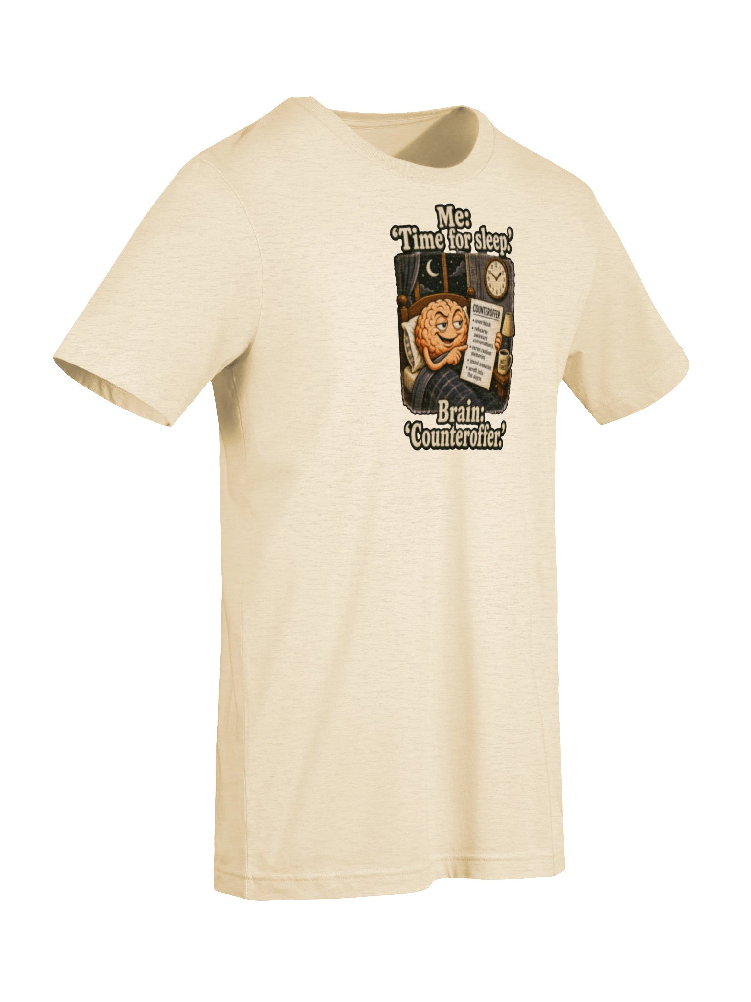 UnspokenMinds: Overthinking Brain Tee product image (7)