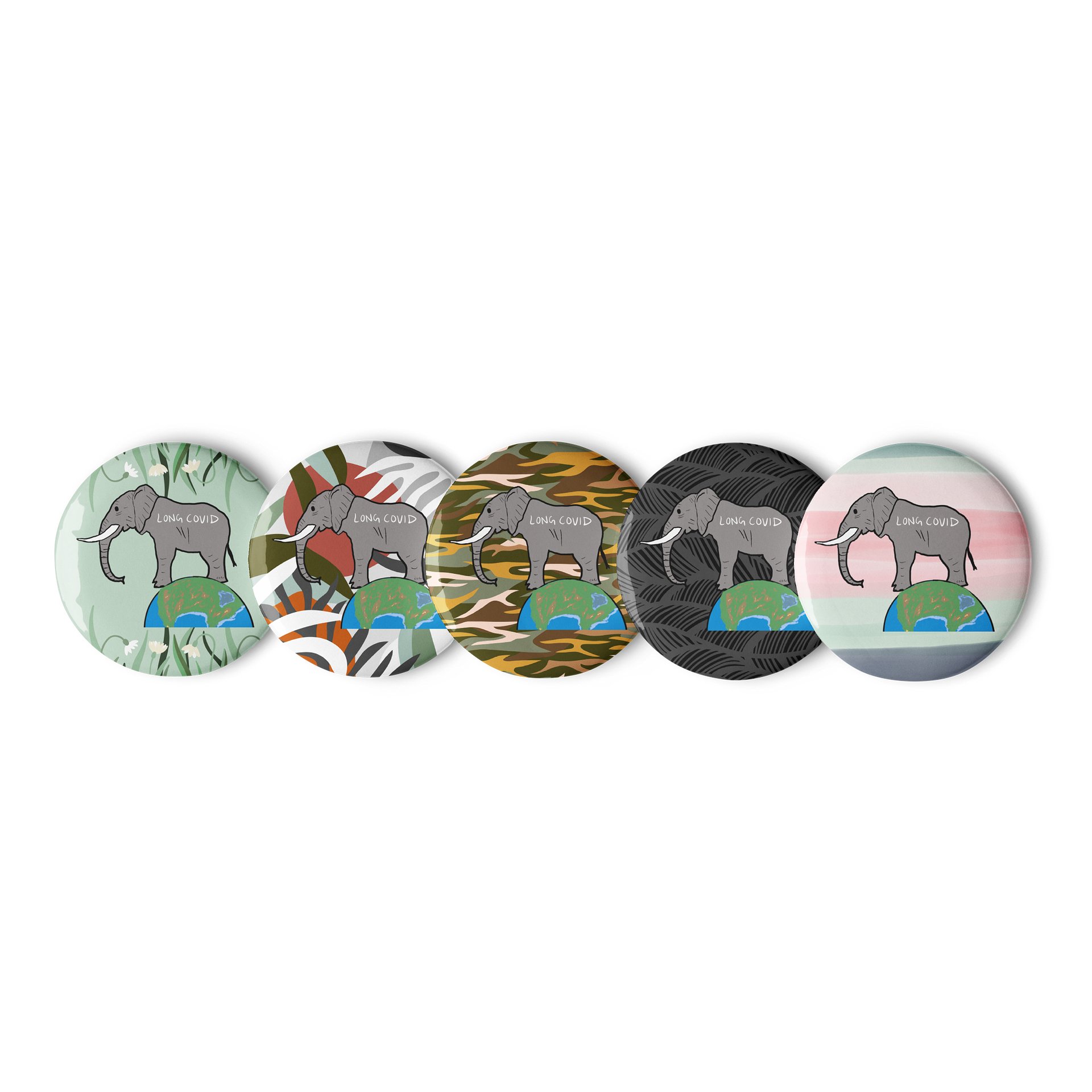 Elephant In The Room (Long Covid) button product image (1)