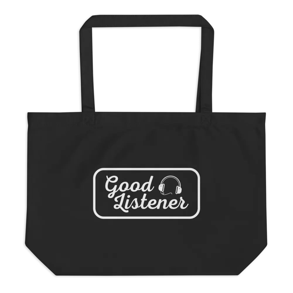 Good Listener Tote - Black product image (1)