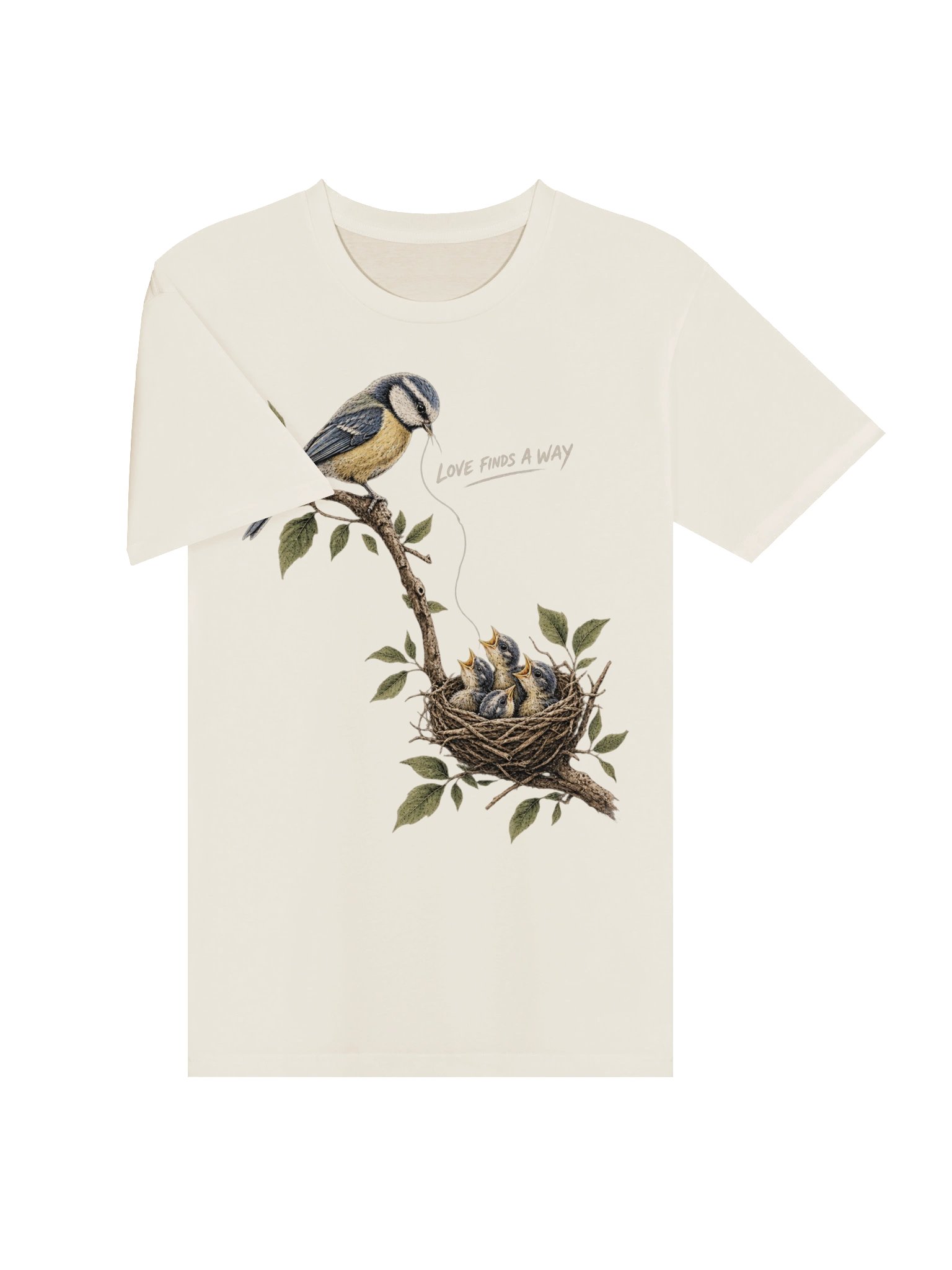Love Finds a Way – Bird & Nest T-Shirt product image (12)
