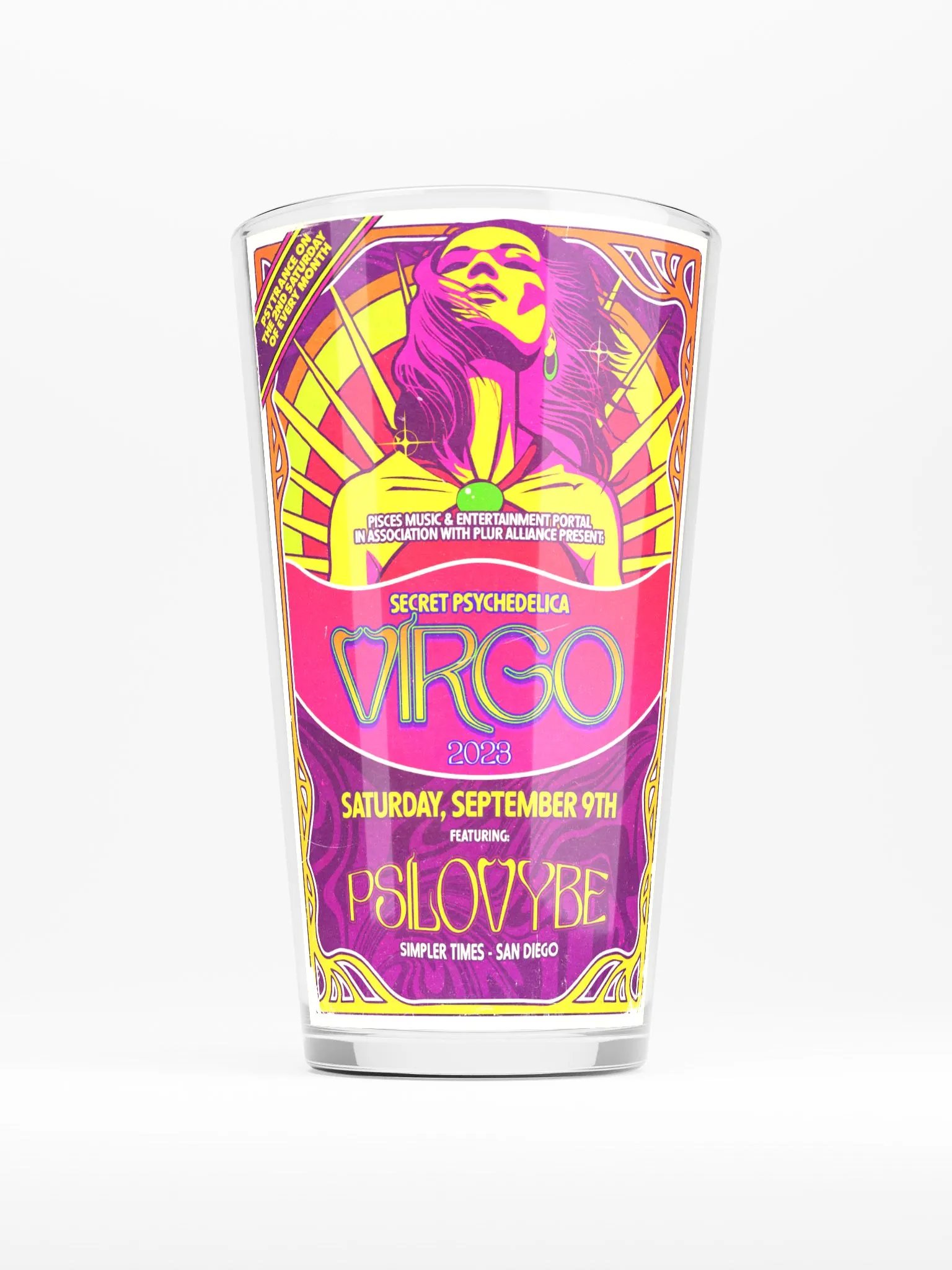 Virgo 2023 Shaker Pint Glass product image (1)