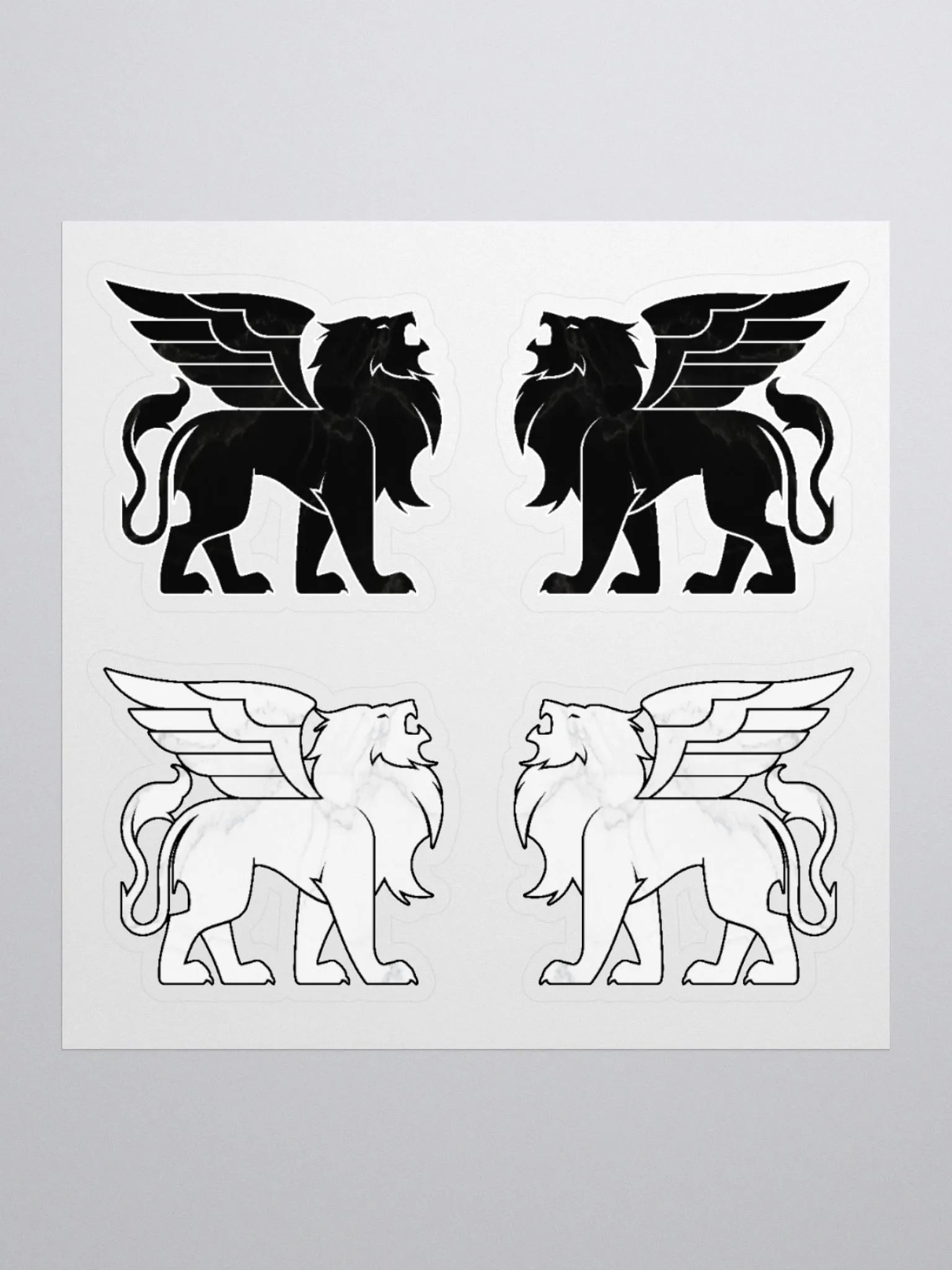 Verardi Famiglia Winged Lion ✦ Kiss Cut Stickers product image (3)