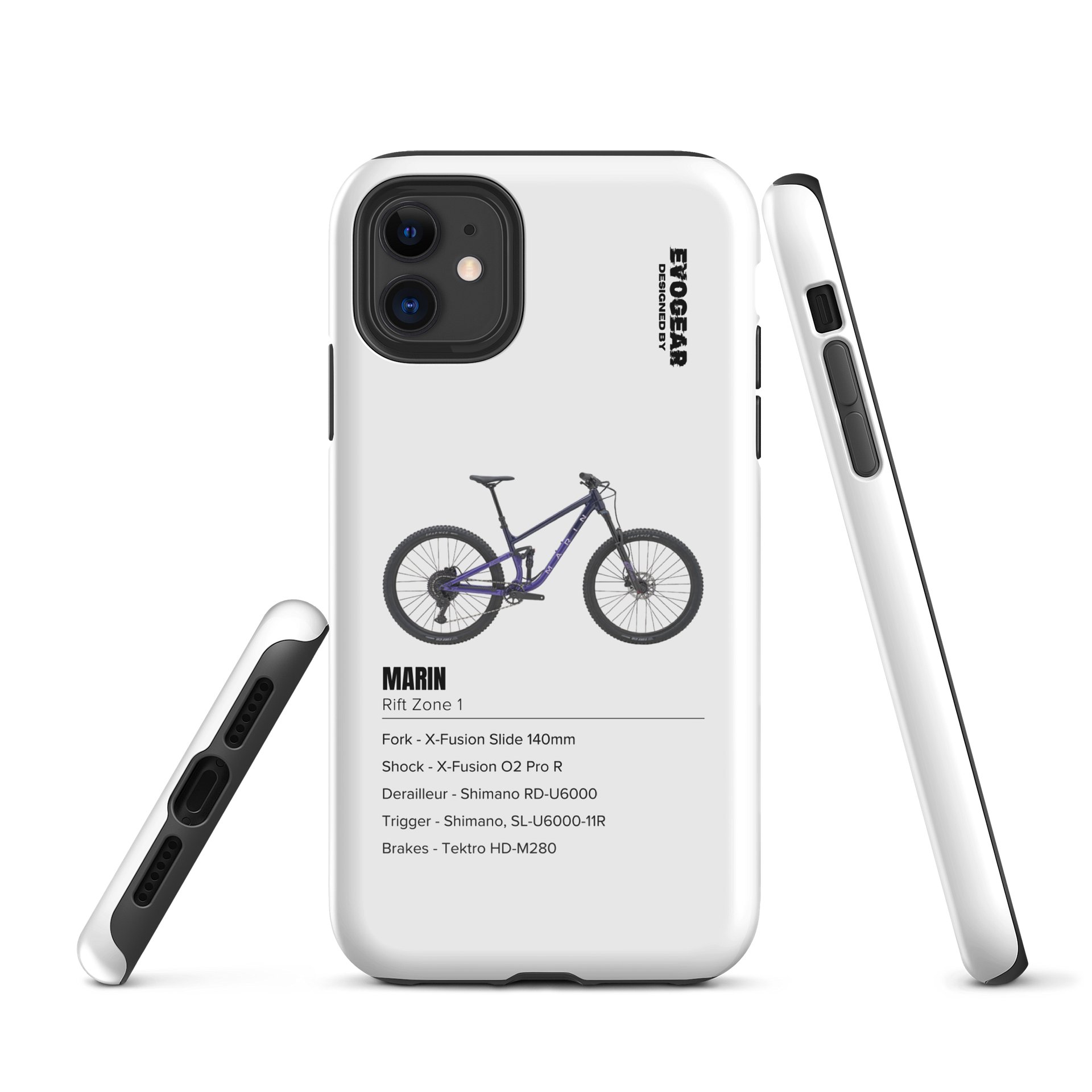White Marin Rift Zone 1 iPhone Case product image (1)