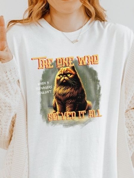 Cat Magical Funny Vintage Pulp Mystery Harry Potter Shirt product image (11)