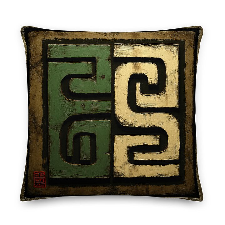 Ronin at the Ember Horizon – Samurai Sunset Cushion Cover product image (2)