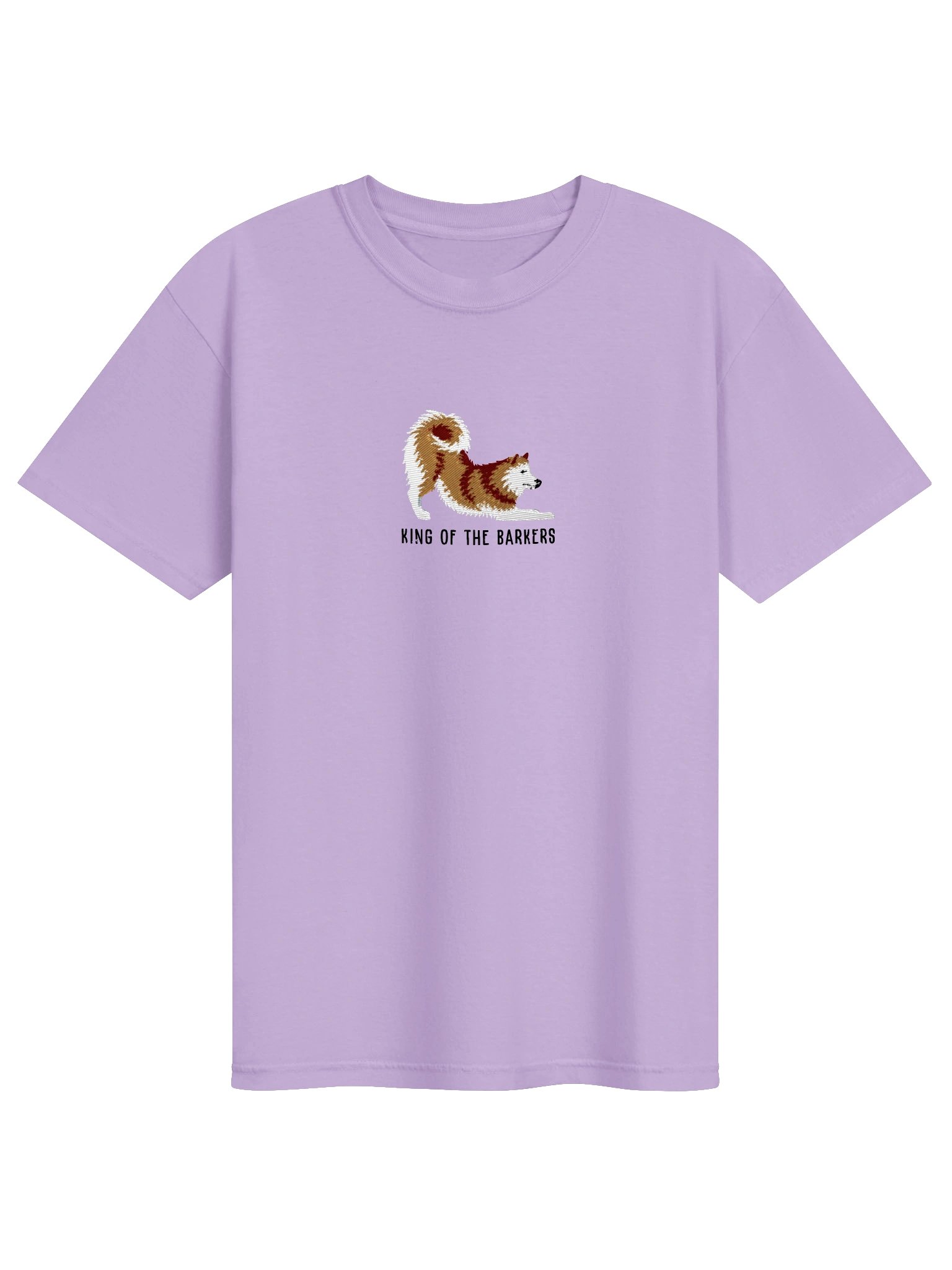 King of the Barkers T-Shirt(Embroidered) of a Finnish Spitz(Gold) product image (33)