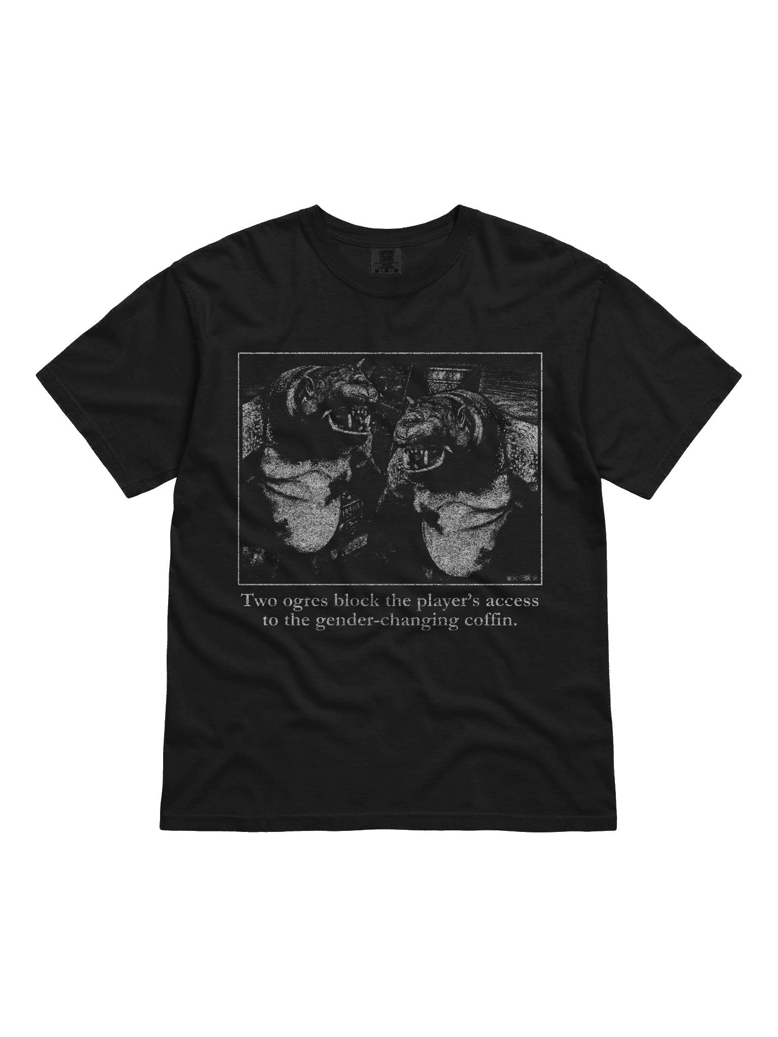 GENDER COFFIN T-SHIRT (BLACK) product image (1)
