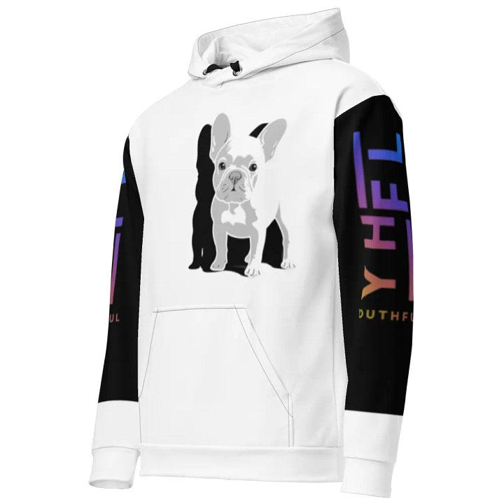 French Bulldog Vibes Unisex Hoodie product image (2)