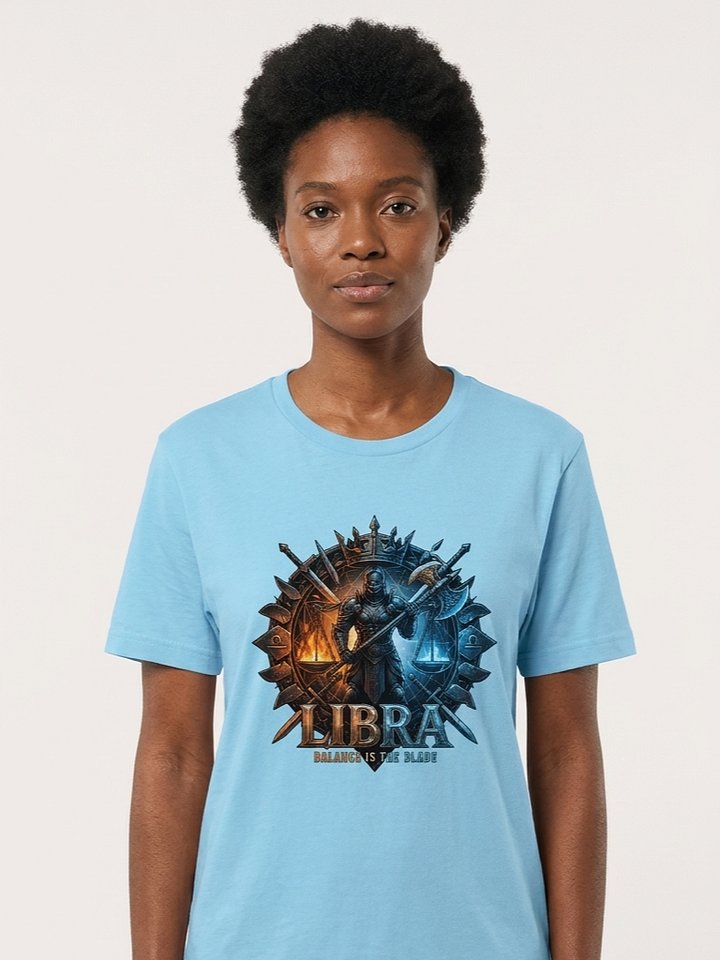 Libra Zodiac Gothic Streetwear Graphic Tee product image (22)