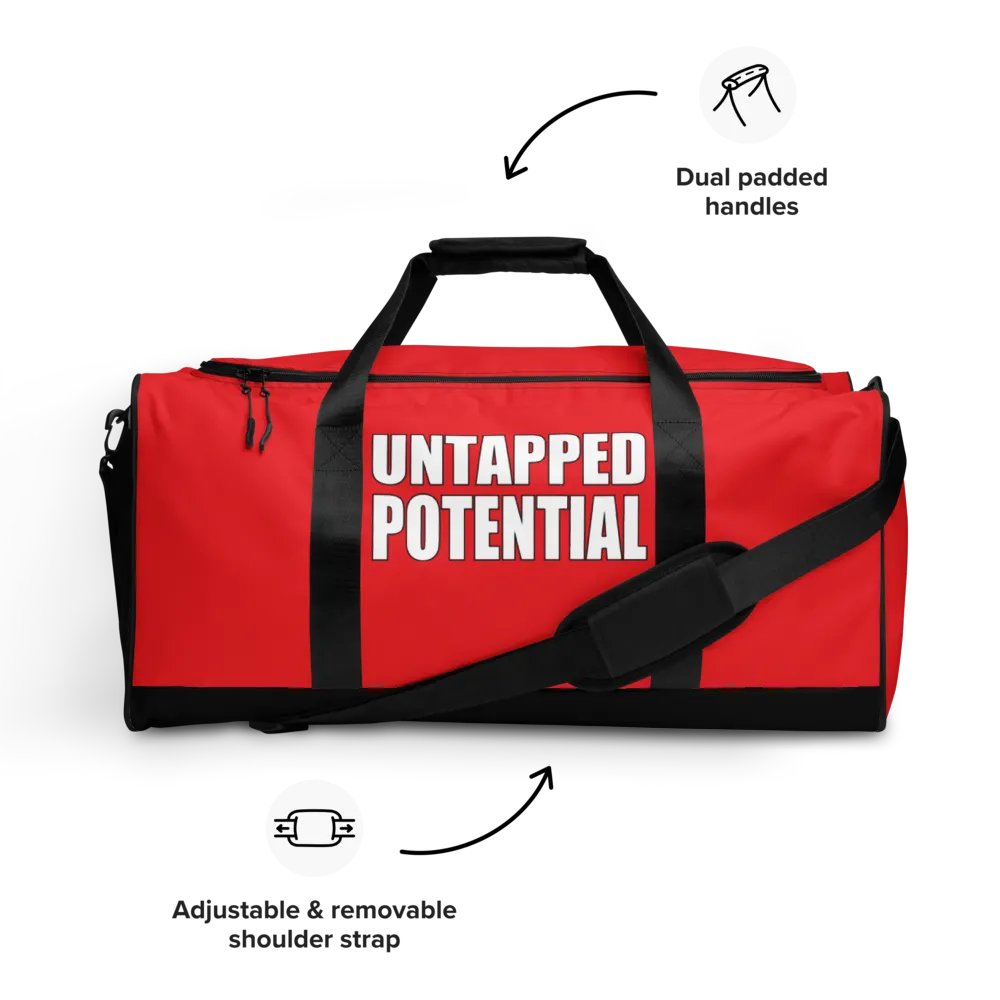 Untapped Potential Red Duffle Bag product image (9)