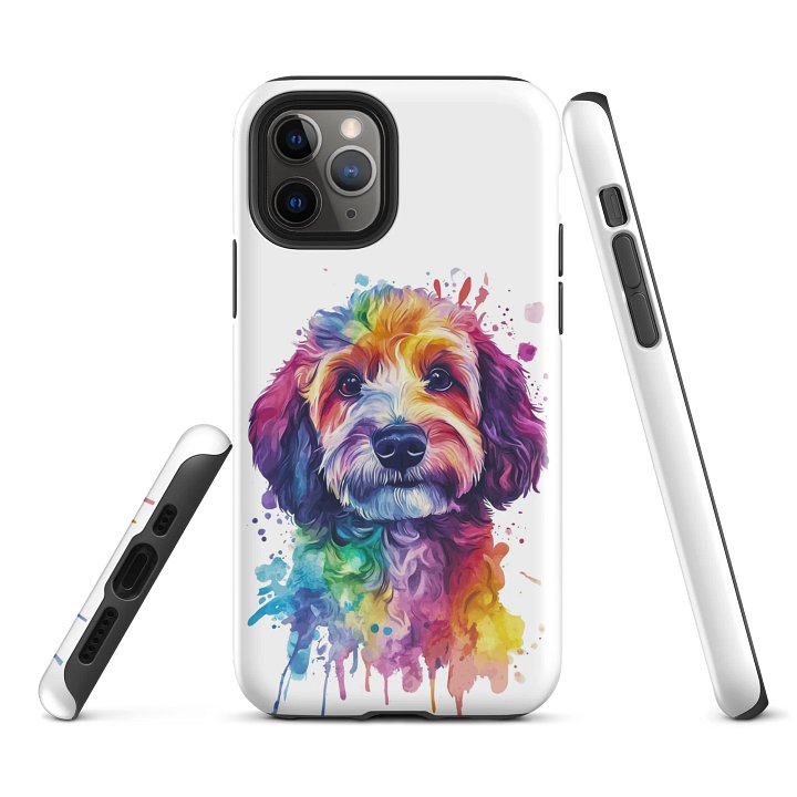 Cockapoo Dog Art Tough iPhone® Case product image (1)