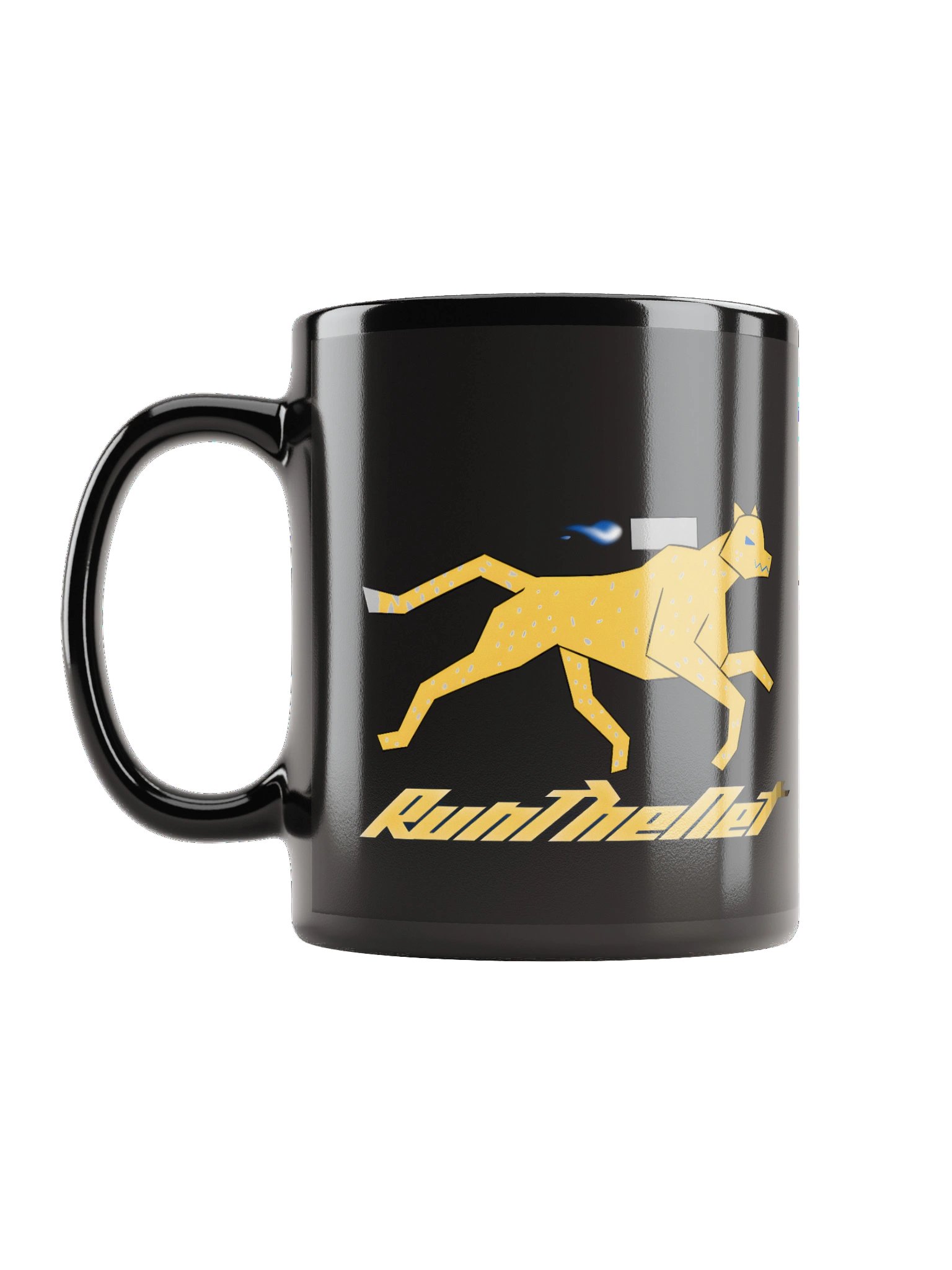 Run The Net Flash Mug (Black) product image (11)