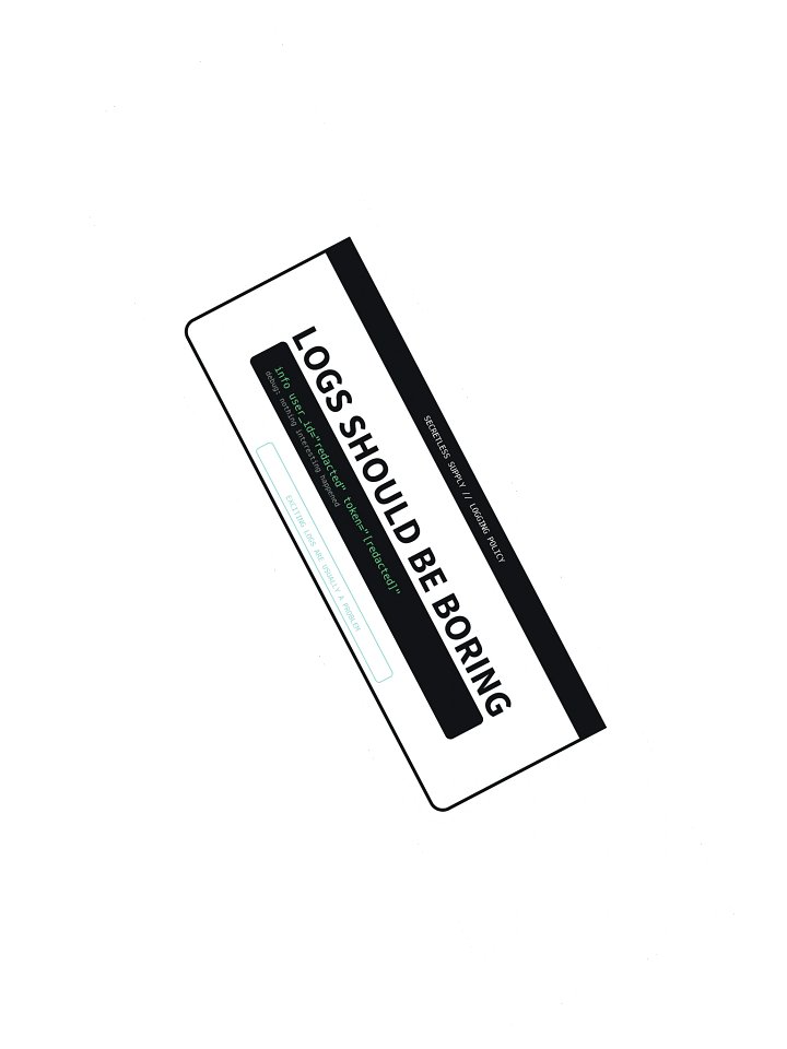Logs Should Be Boring Sticker product image (2)