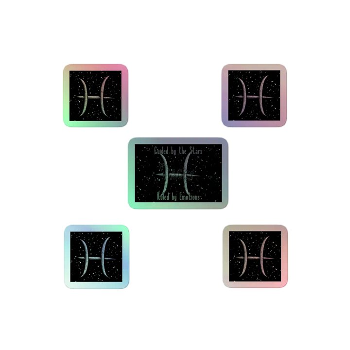 Pisces, Guided by the Stars, Holo Sticker Pack product image (2)