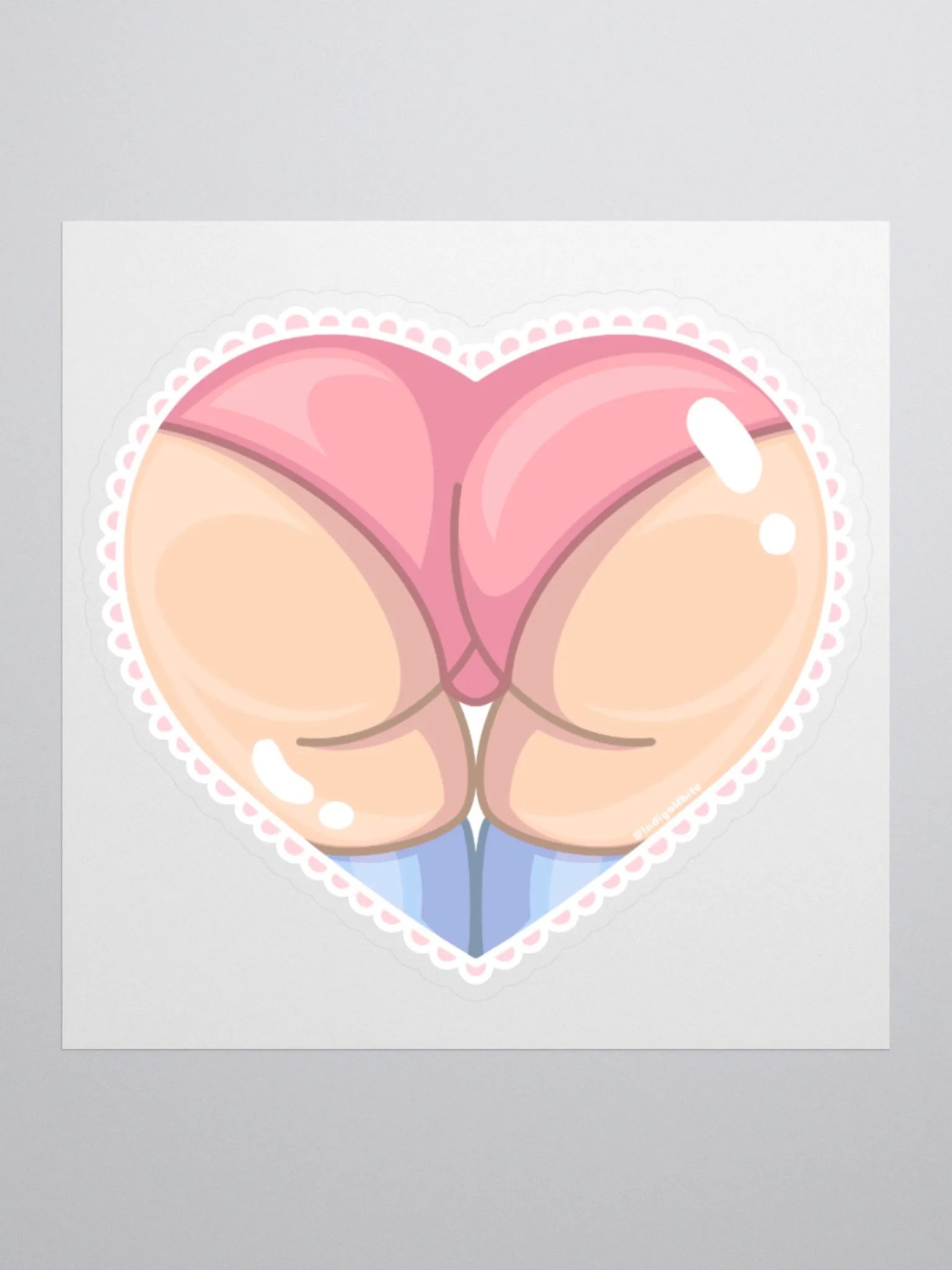 Heart Booty Sticker product image (1)