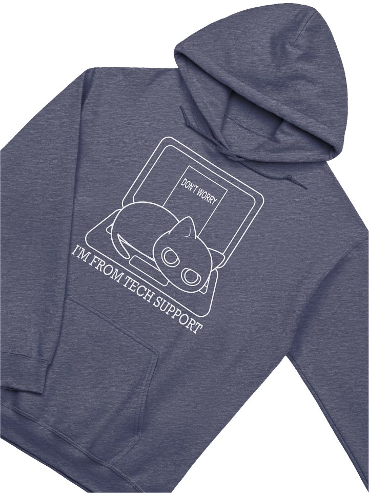 Cat on Laptop - Unisex Adult Hoodie product image (6)
