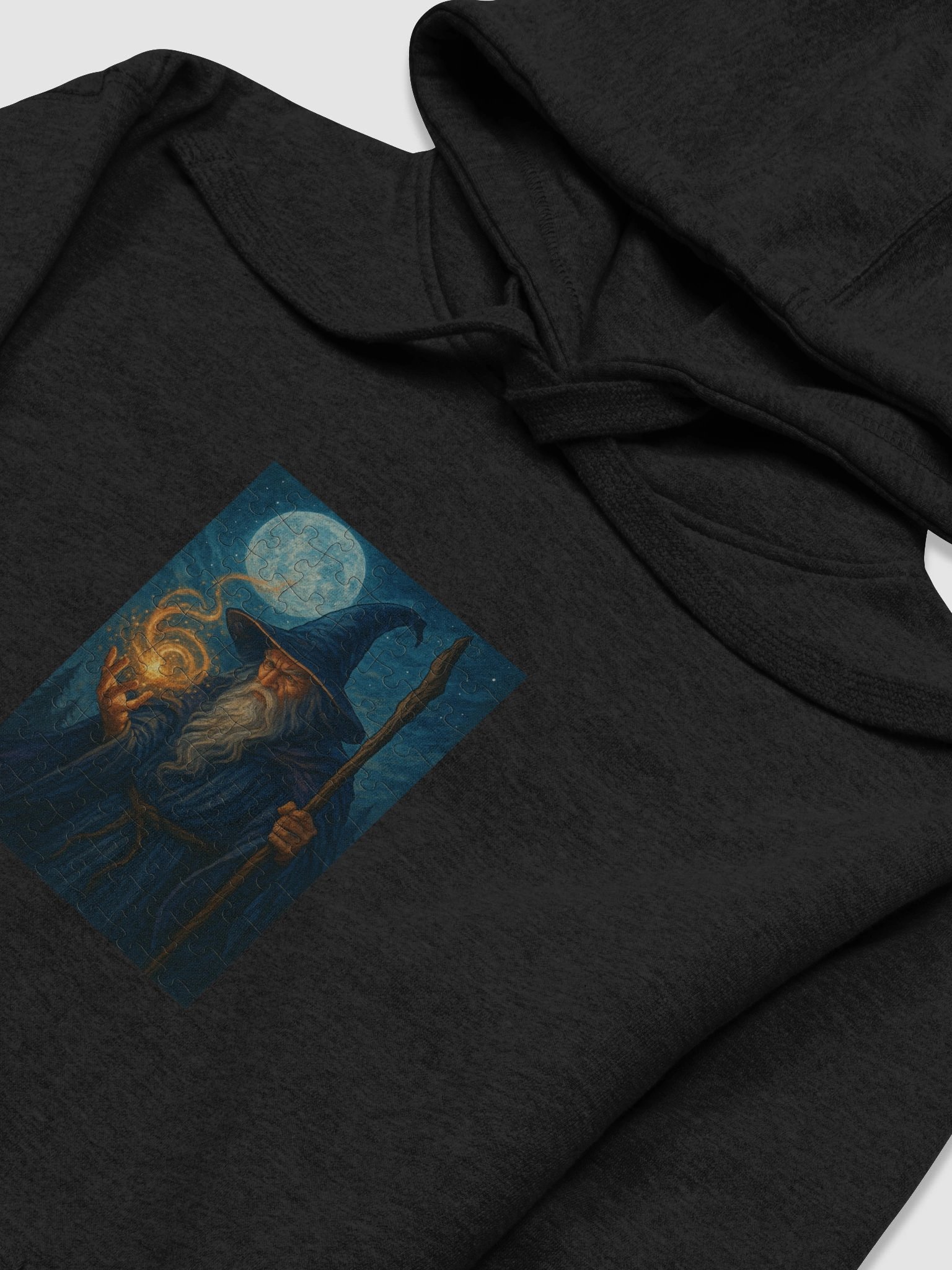 "Moonlit Spellcaster – The Wizard's Flame" product image (3)