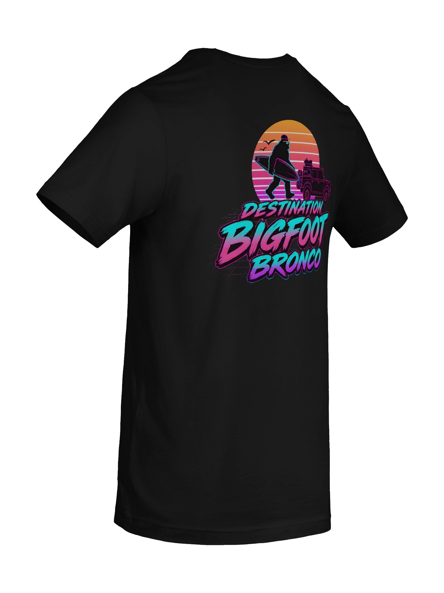 Destination Bigfoot Bronco Summertime Vibes | Bella + Canvas Supersoft T-Shirt (Multiple Colors Available) product image (85)