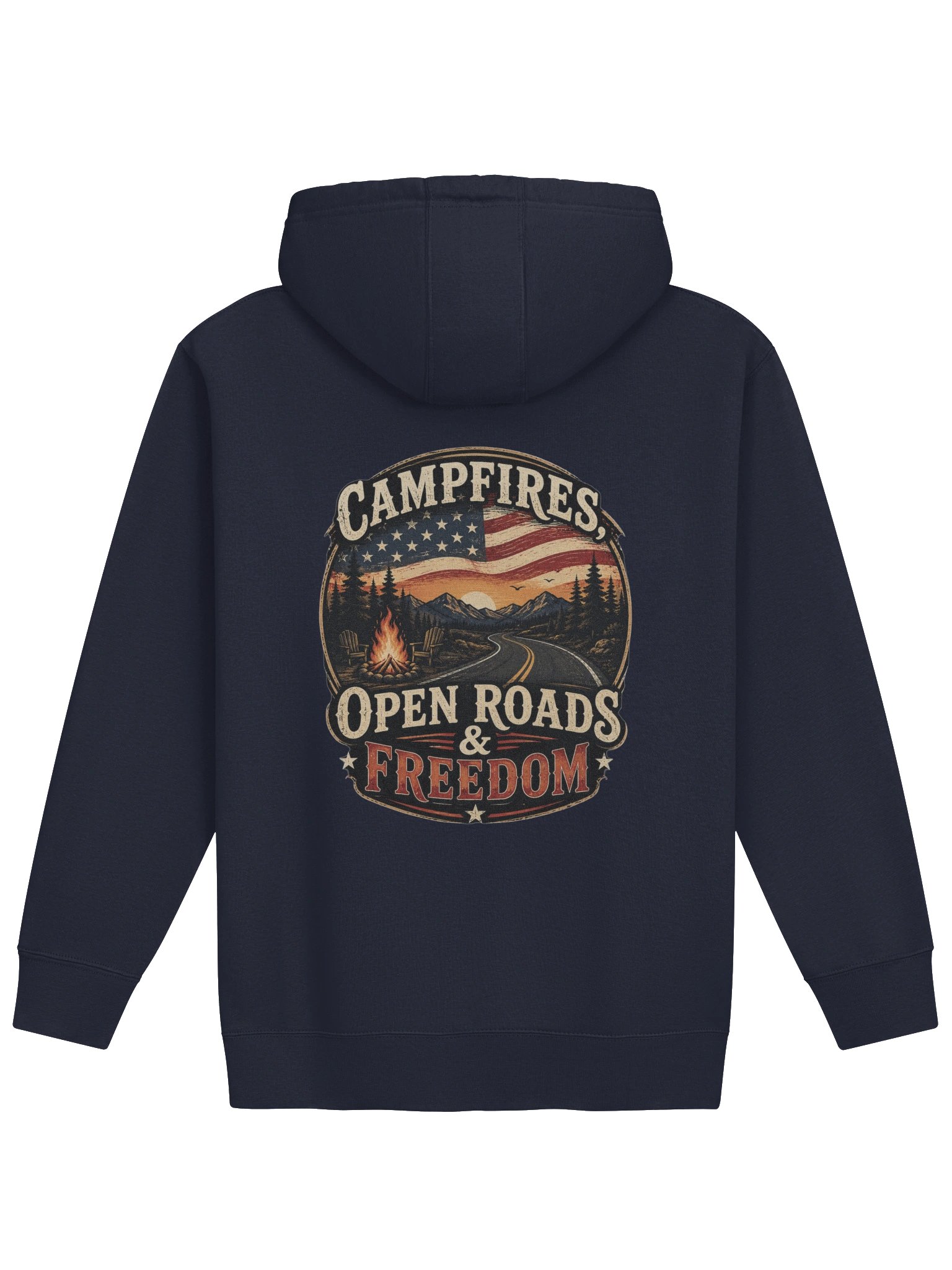 Campfires, Open Roads & Freedom Hoodie 🇺🇸🏕️ product image (19)