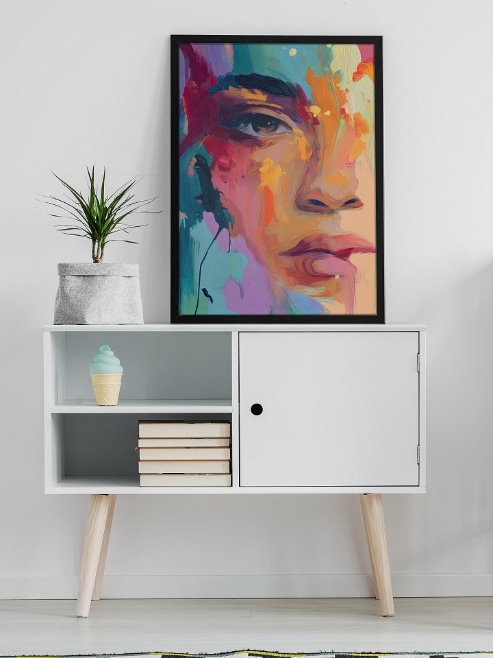Impressionist Face Poster product image (1)