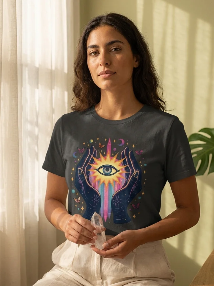 Cosmic Hands with Radiant Third Eye and Butterflies product image (2)