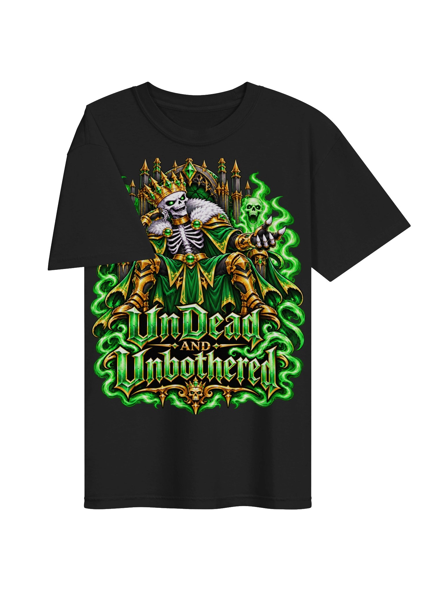 Undead and Unbothered Tee (Green) product image (3)