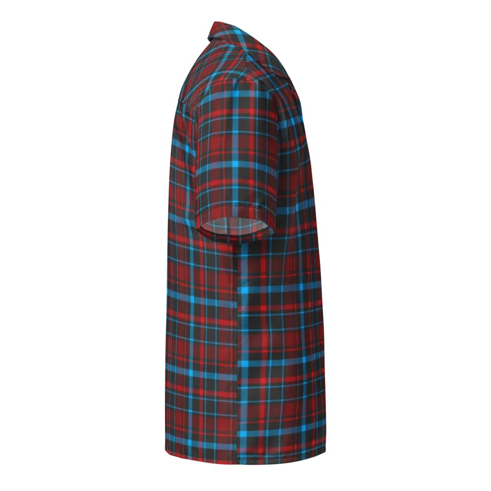 Jonny Rockford Branded Tartan Hawaiian Shirt product image (4)