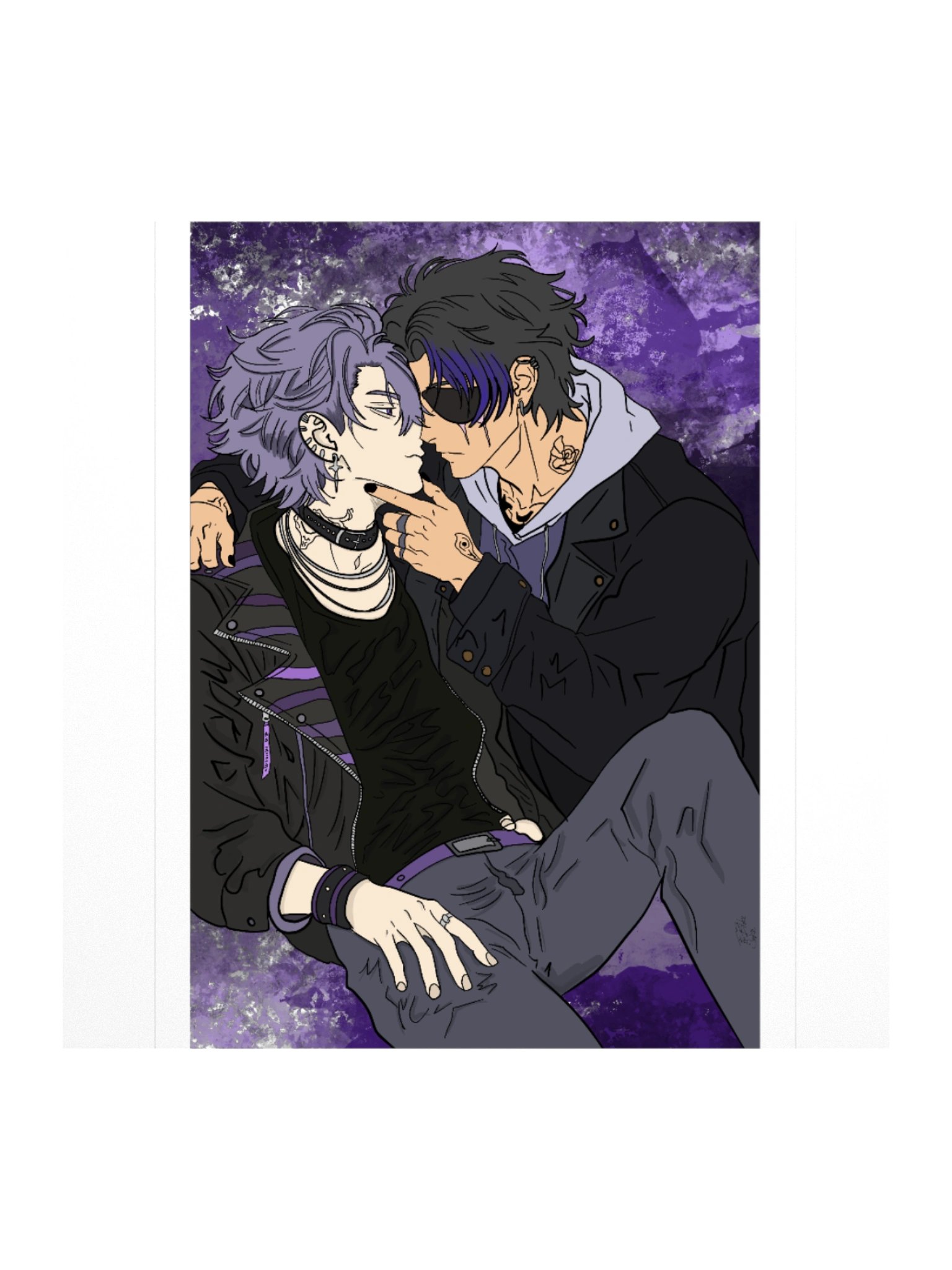 Ink and Lilac Sticker product image (2)