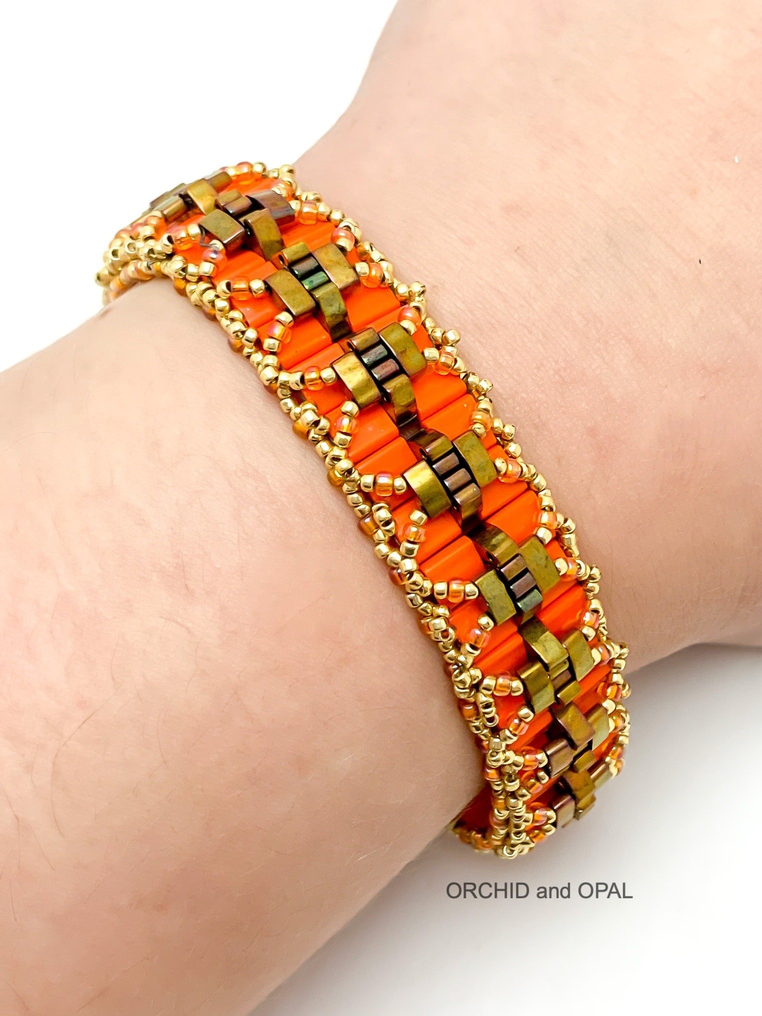 Beading Pattern – Pleated Tila Bracelet product image (7)