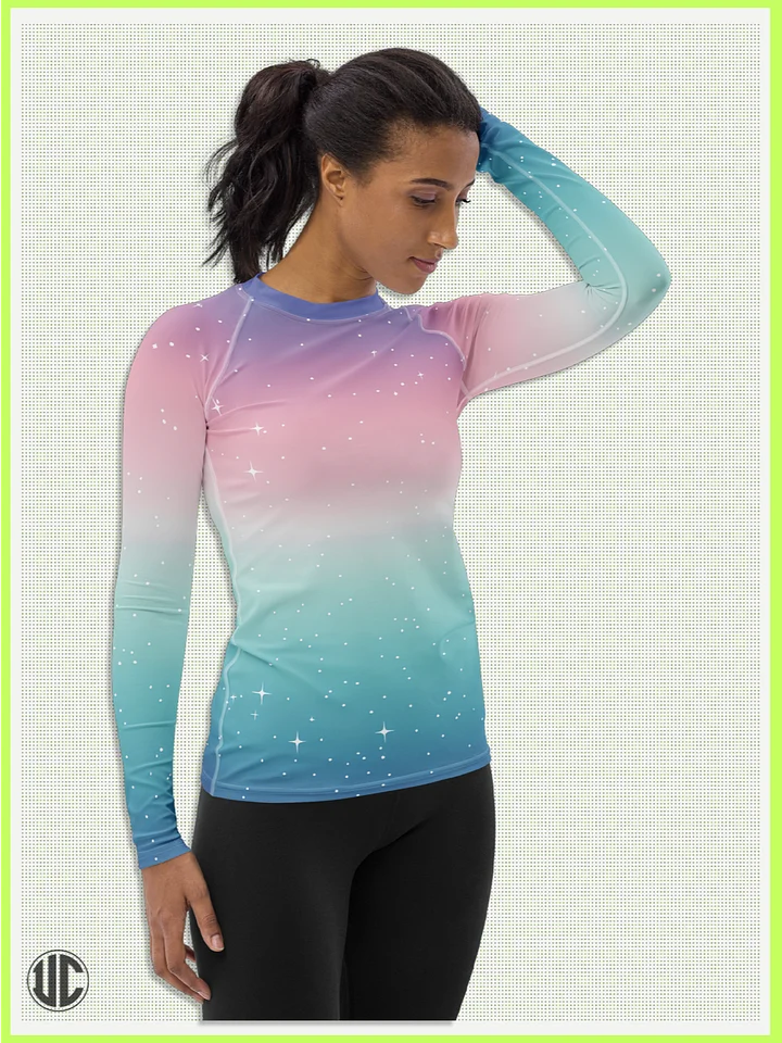 Celestial Glow – Women’s Rash Guard product image (1)