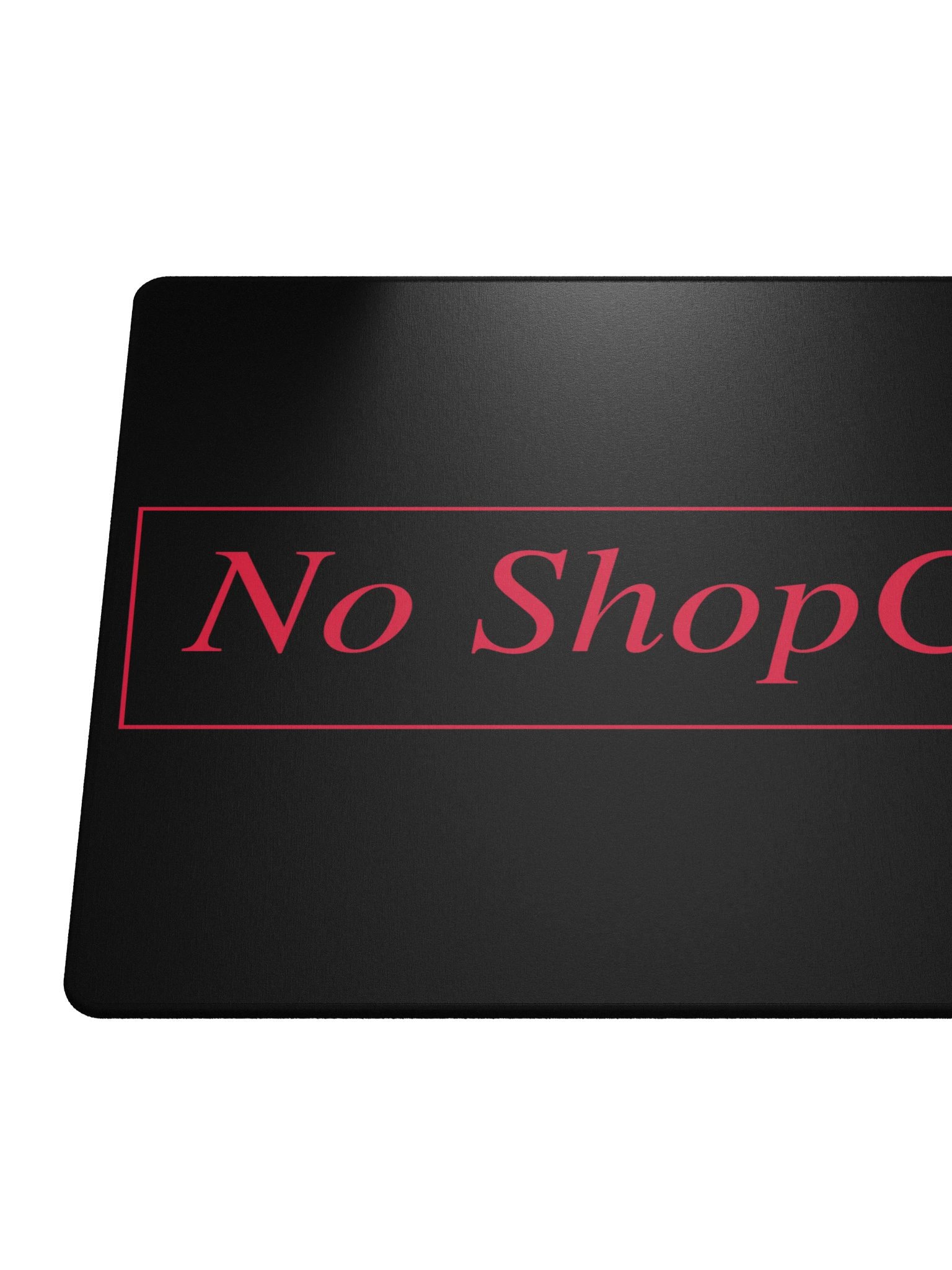 No ShopCo Gaming Mouse Pad - Red on Black product image (6)