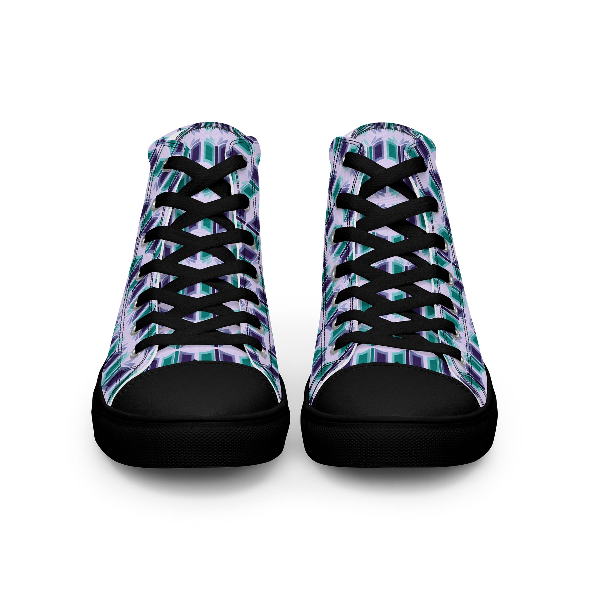 Women's Purple High Top Canvas Shoes + One-Time Contribution product image (3)